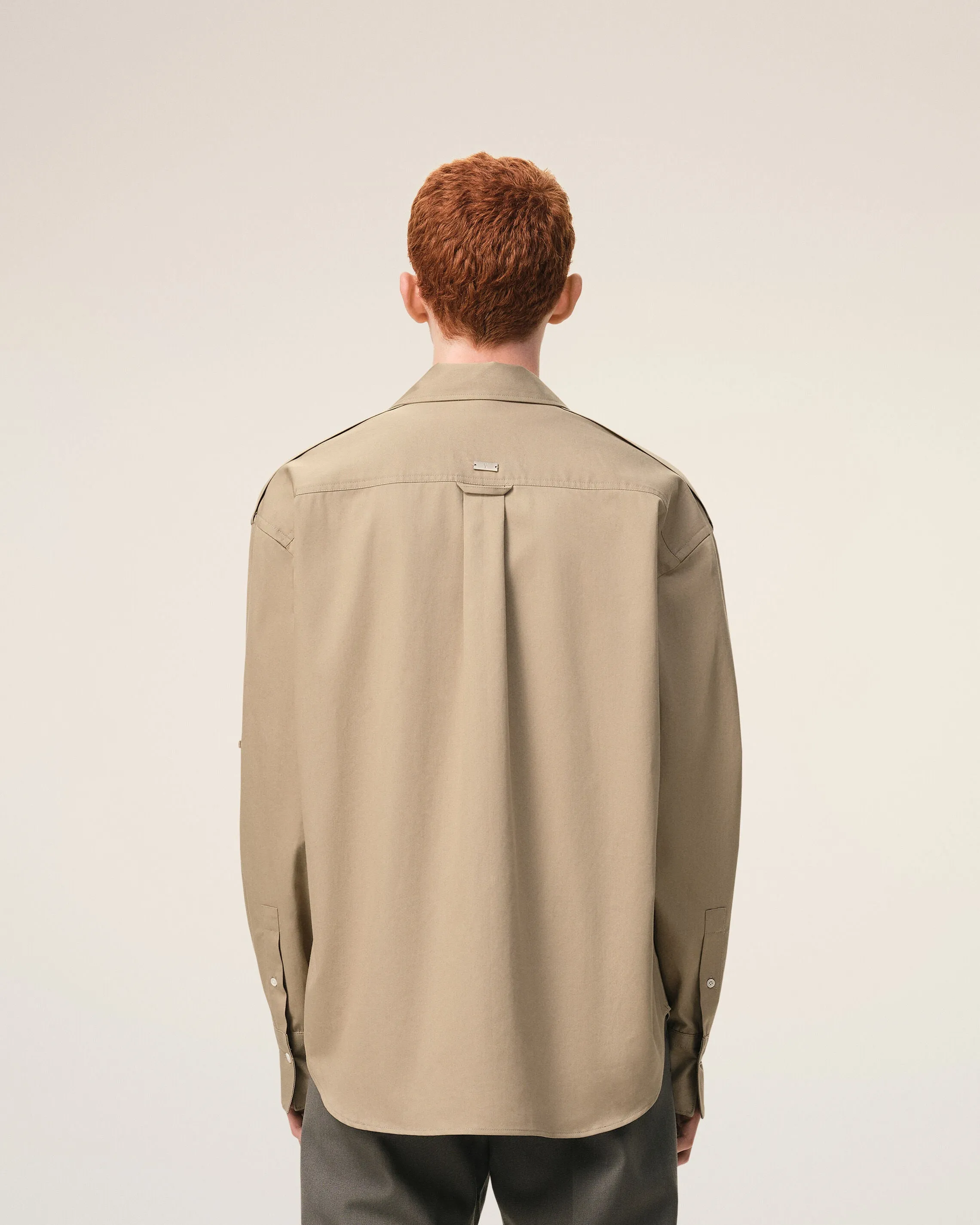 Chemise Saharienne Beige en Coton sold by Ami product image thumbnail 4