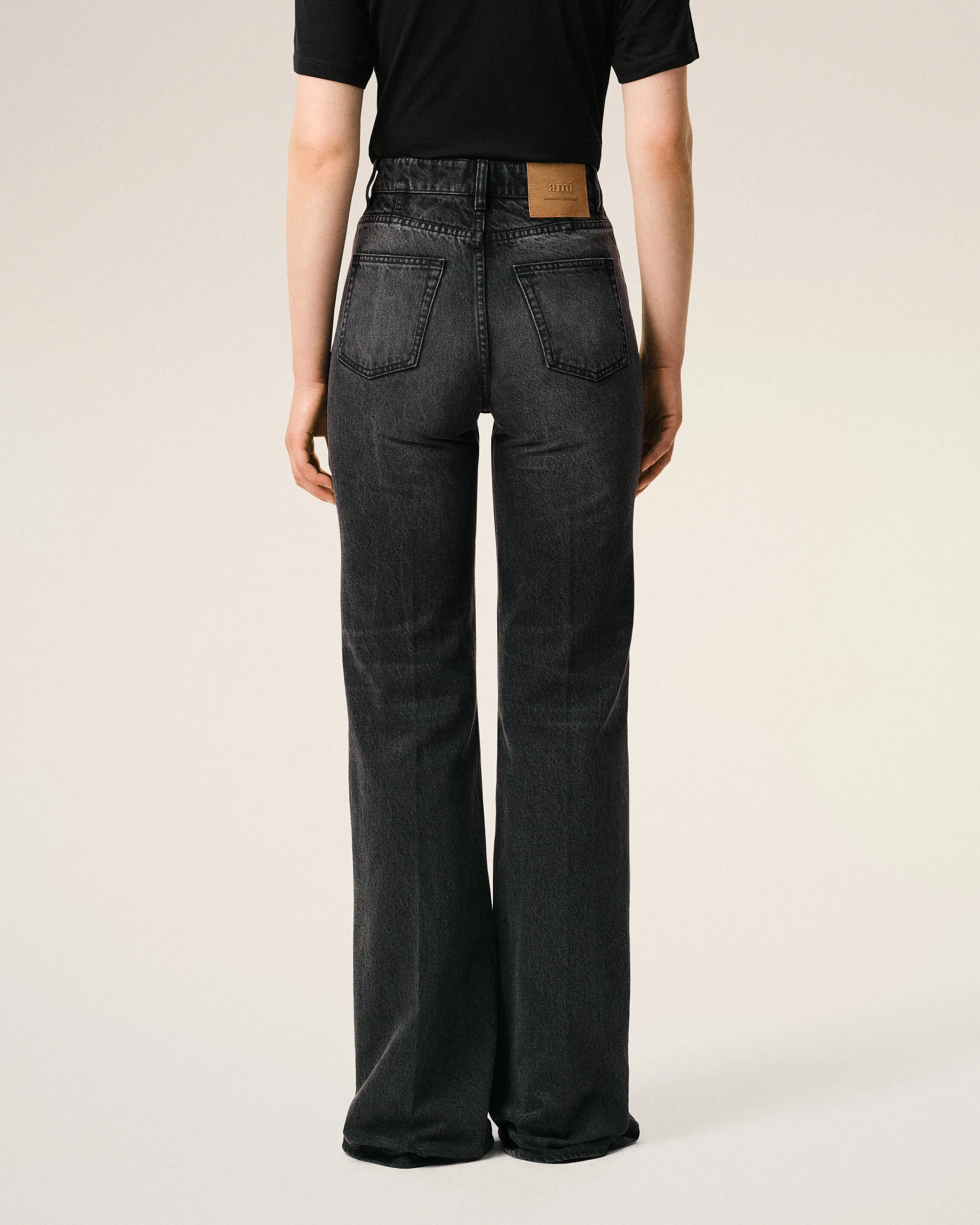 Jean Noir Coupe Flare en Coton sold by Ami product image thumbnail 4