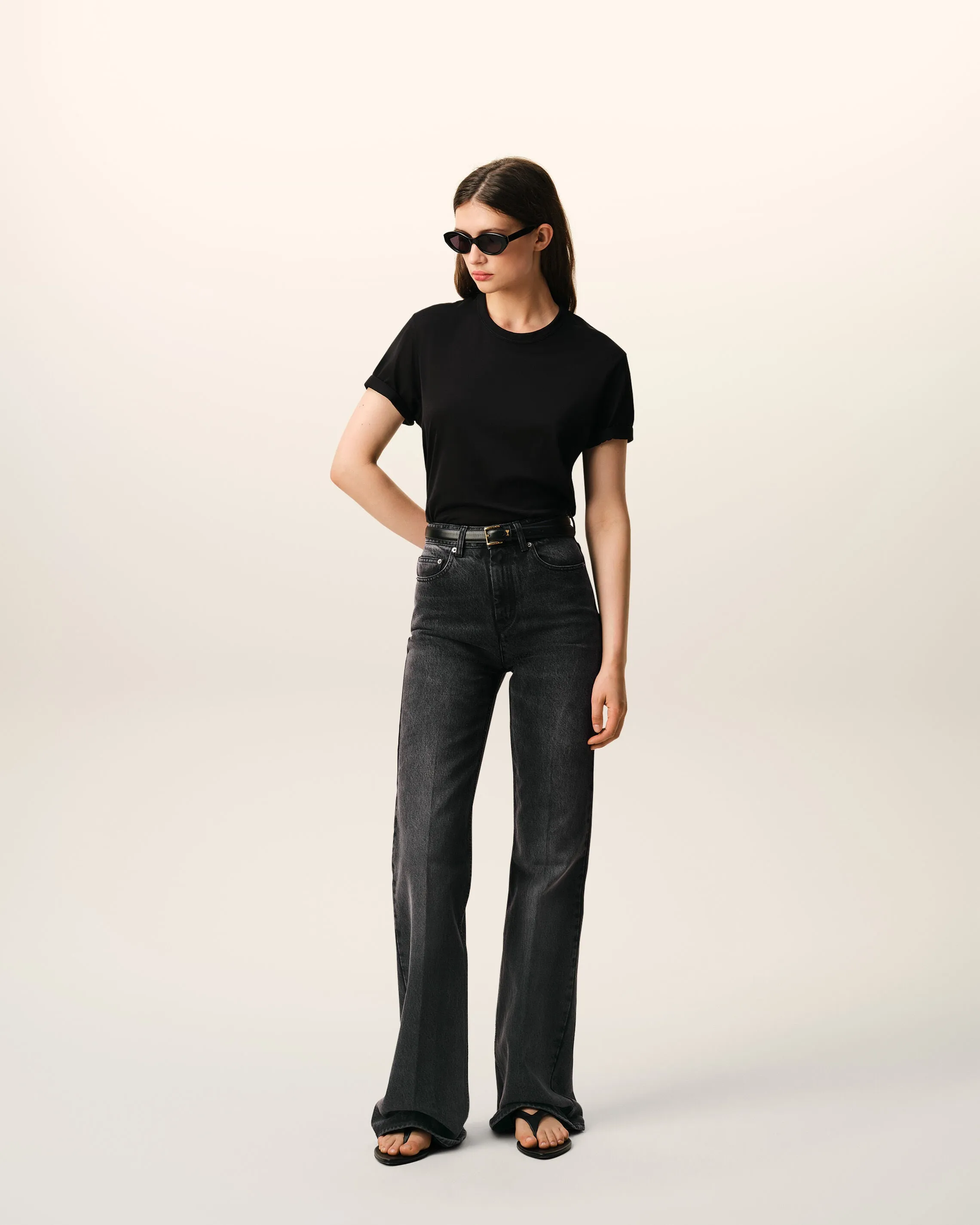 Jean Noir Coupe Flare en Coton sold by Ami product image thumbnail 2