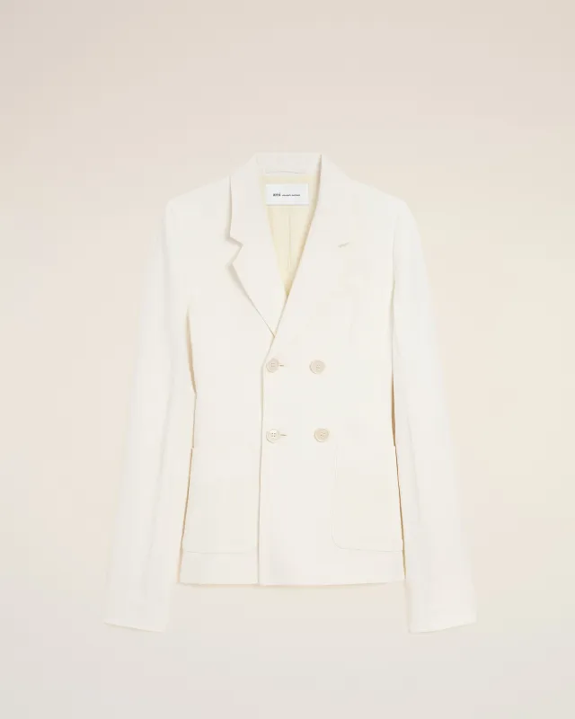 Veste Bar Double Boutonnage en Lin made by Ami
