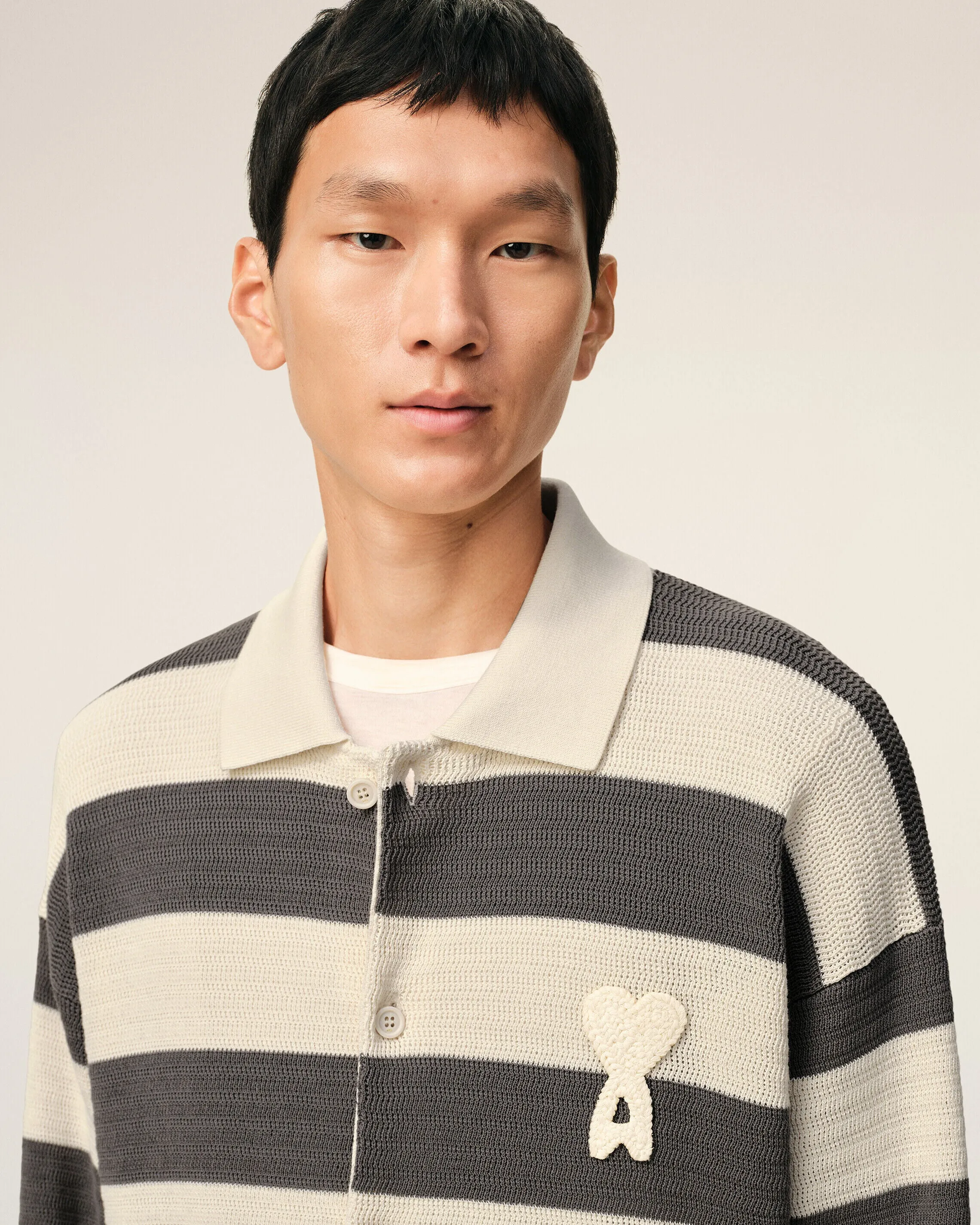 Cardigan Blanc Et Marron Ami De Coeur en Coton sold by Ami product image thumbnail 4