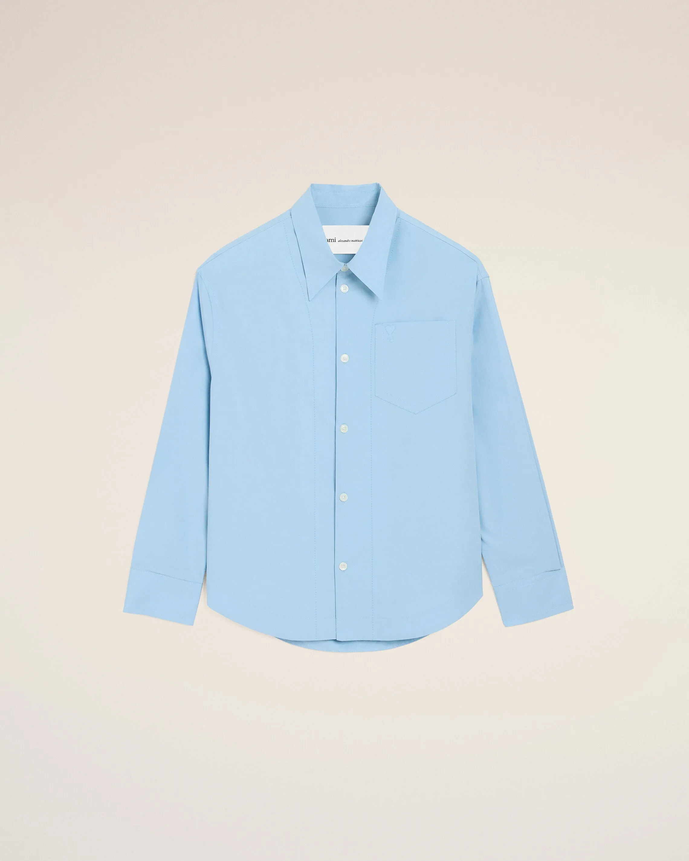Chemise Large Bleu Col En Pointe Ami De Coeur en Coton sold by Ami