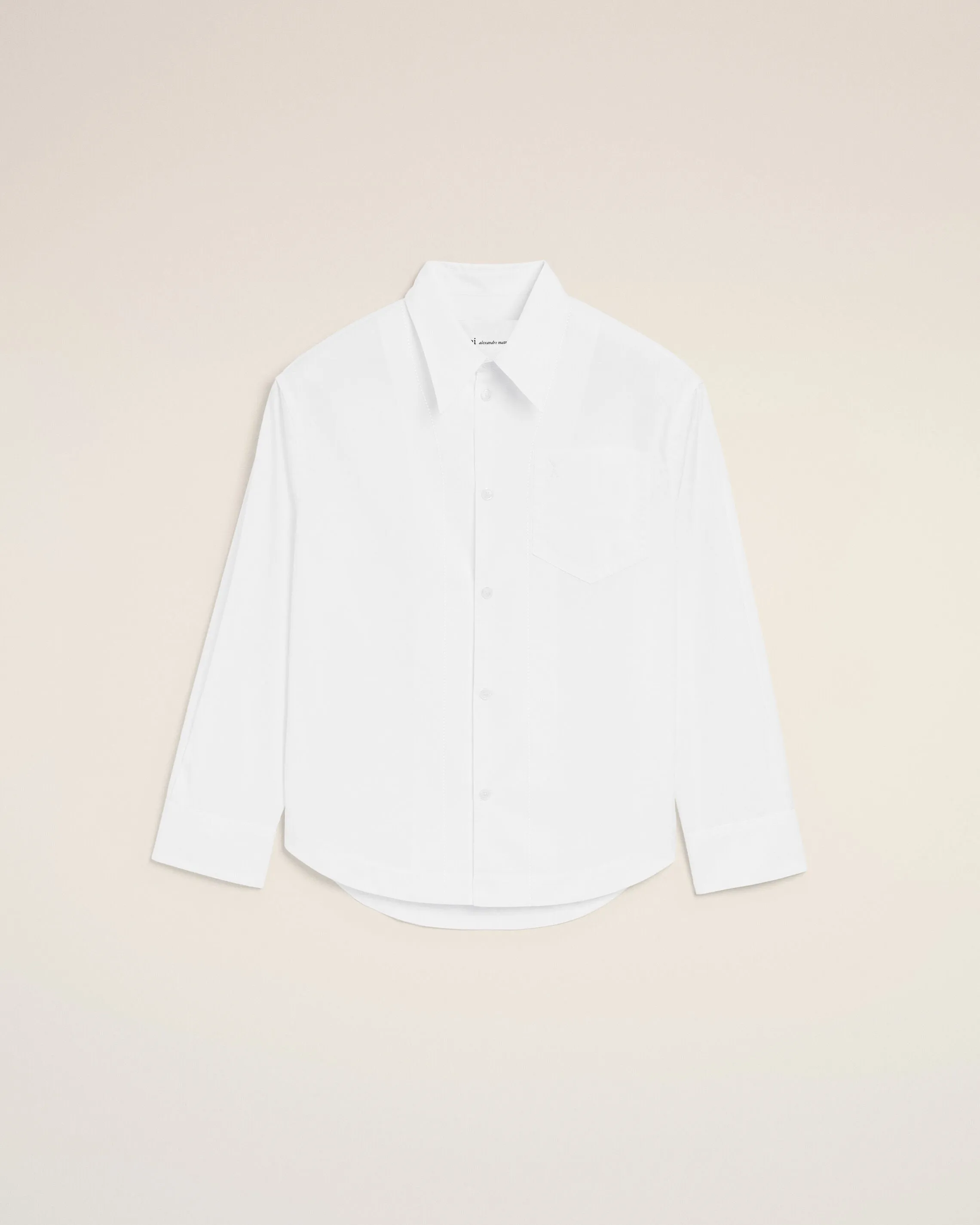 Chemise Large Blanche Col En Pointe Ami De Coeur en Coton sold by Ami