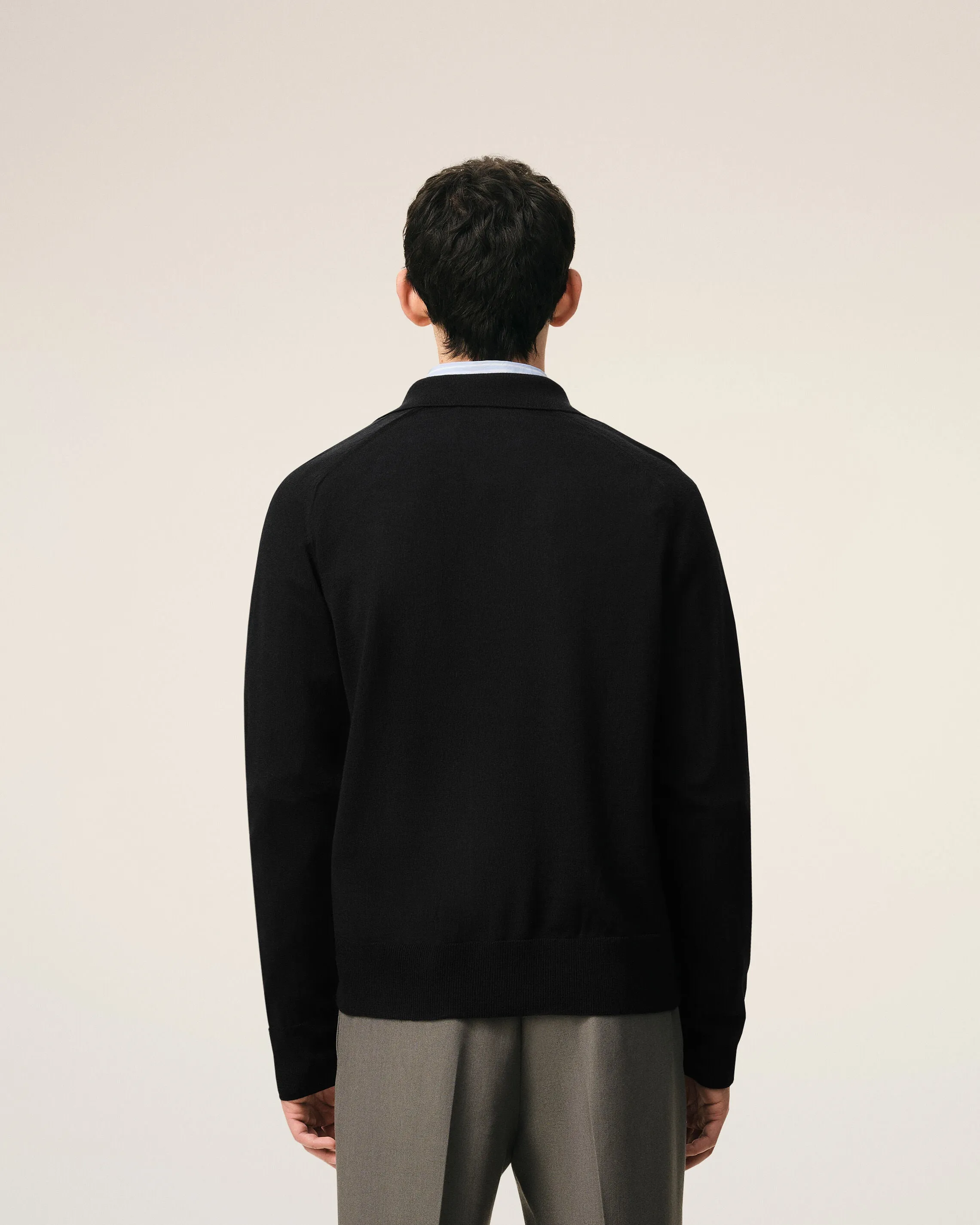 Cardigan Noir Col Chemise Ami De Coeur en Laine sold by Ami product image thumbnail 5