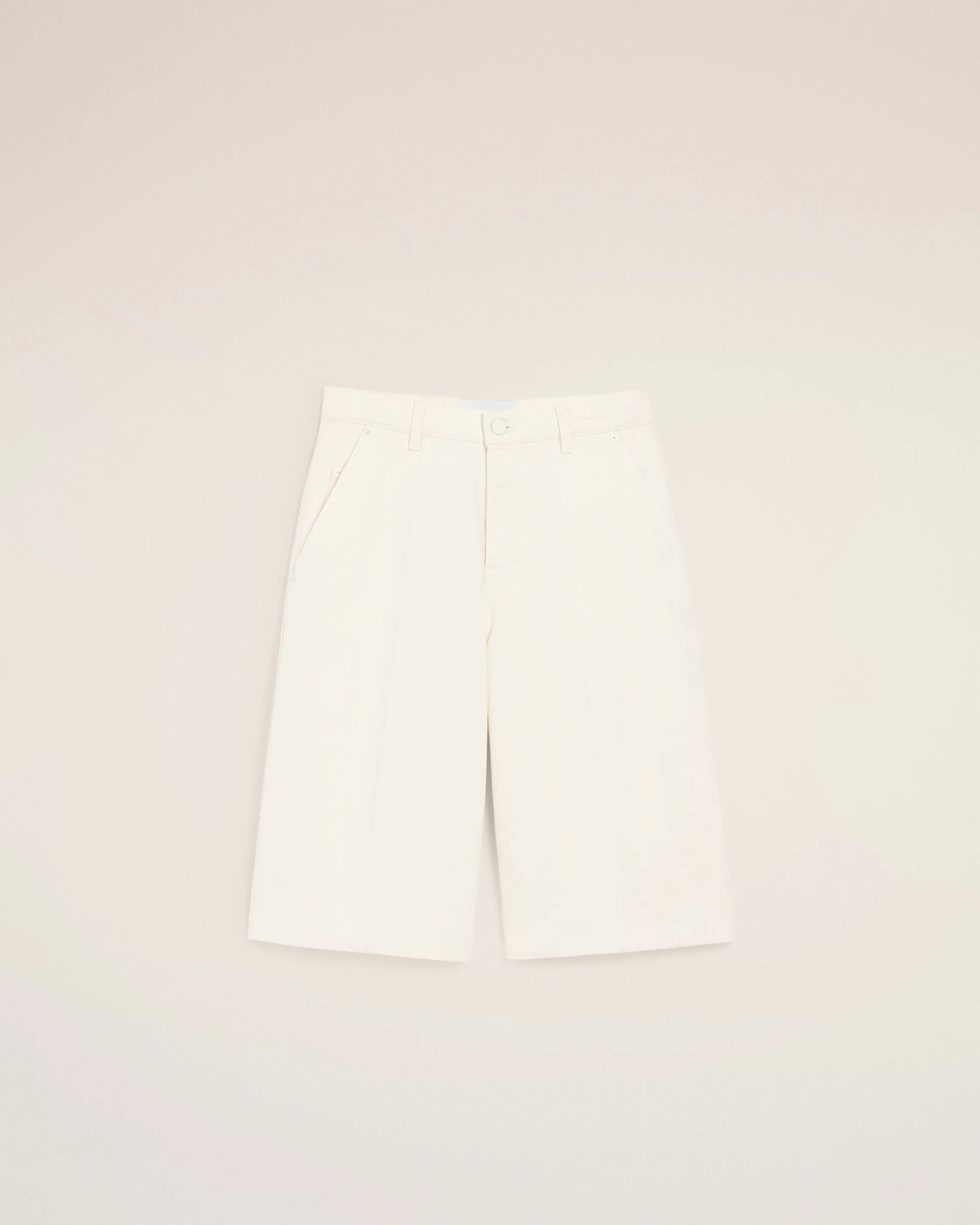 Bermuda Loose Blanc en Coton sold by Ami