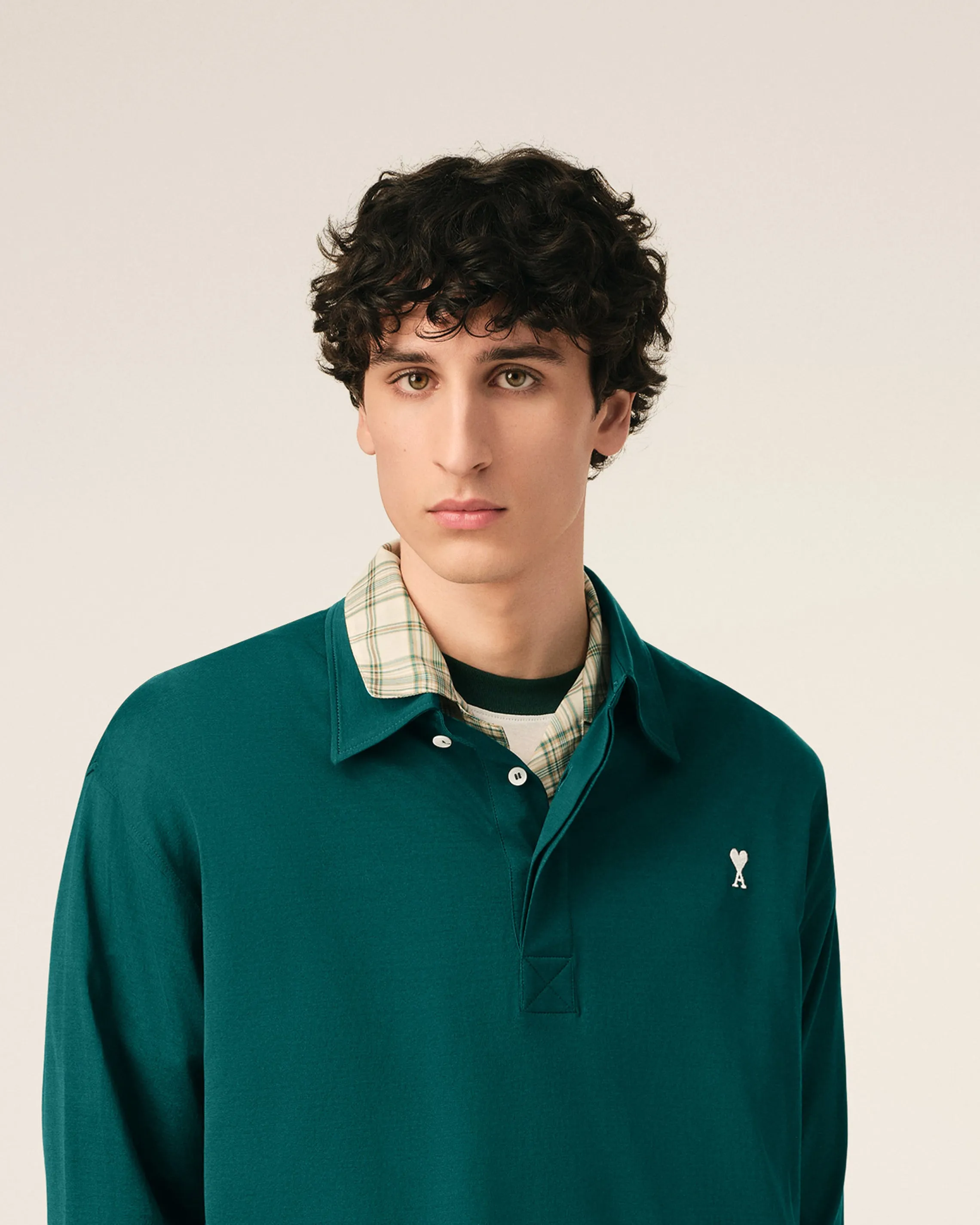 Polo Vert Ami De Coeur En Coton sold by Ami product image thumbnail 2