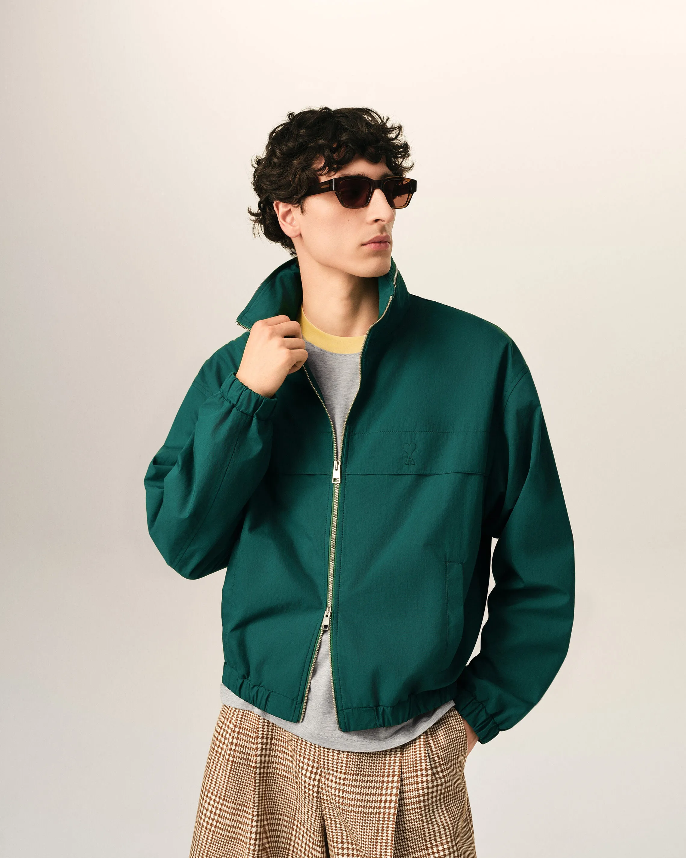 Coupe-vent Vert En Toile De Coton Et Nylon sold by Ami product image thumbnail 3