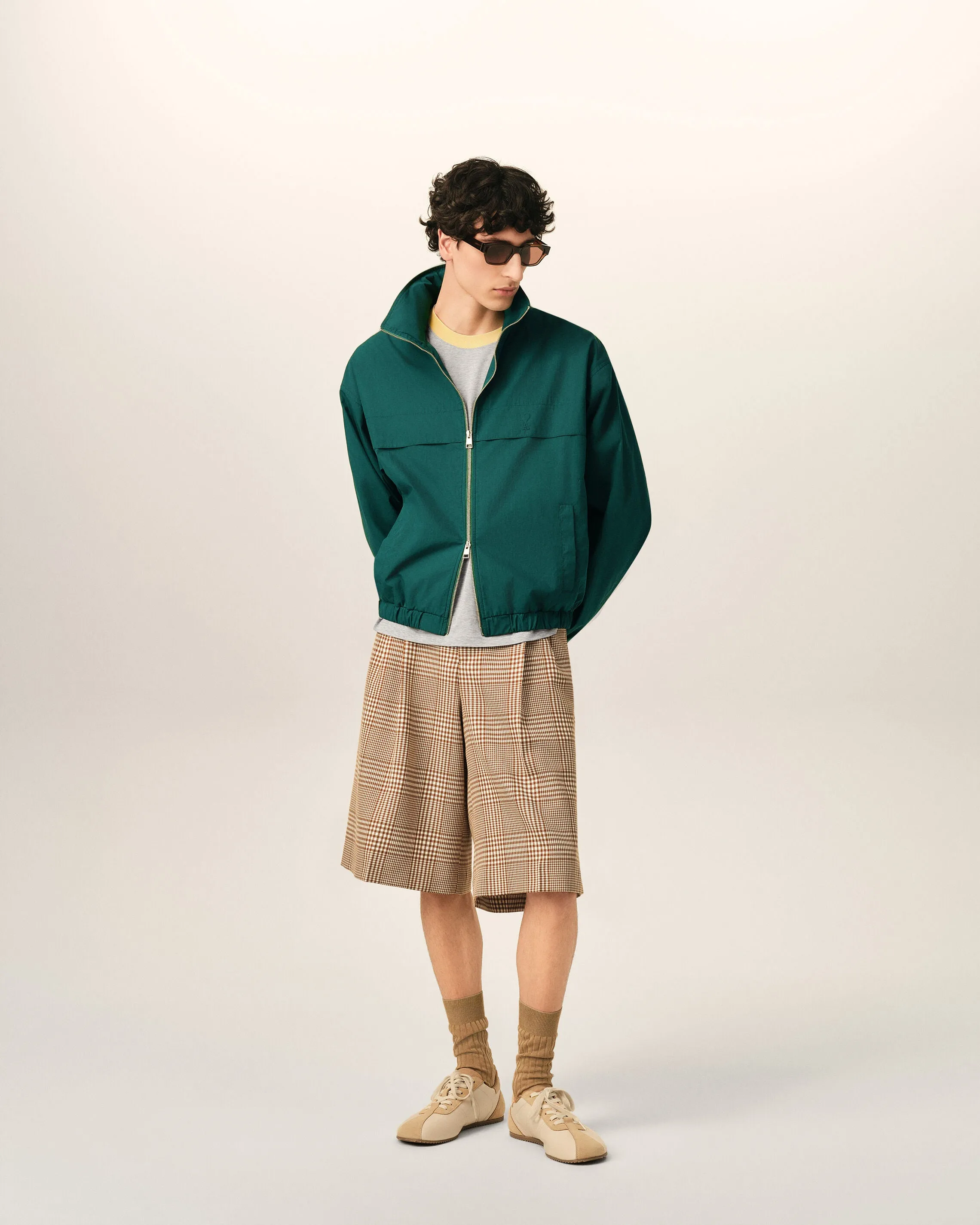 Coupe-vent Vert En Toile De Coton Et Nylon sold by Ami product image thumbnail 2