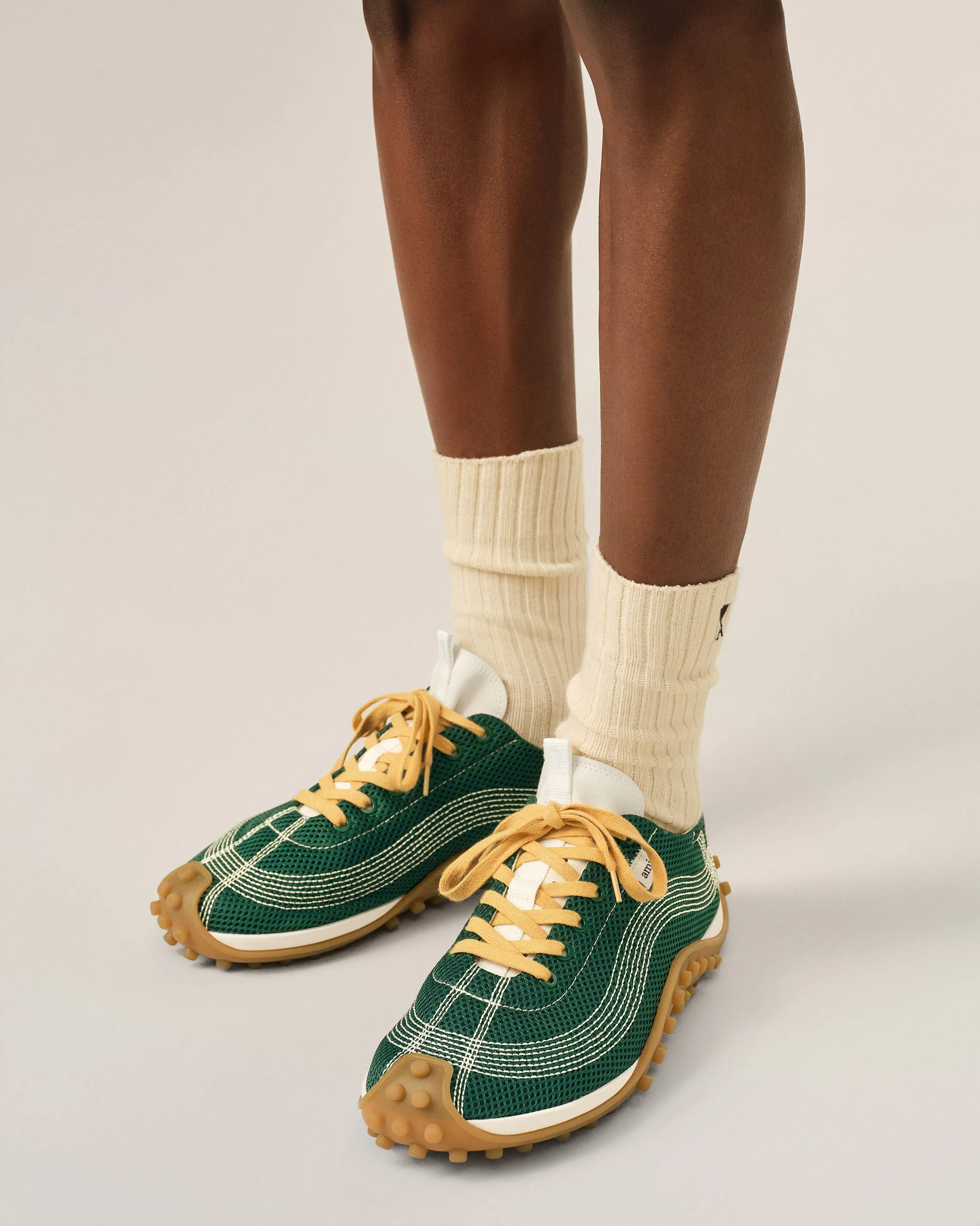 Sneakers Mirage vertes en mesh sold by Ami product image thumbnail 2