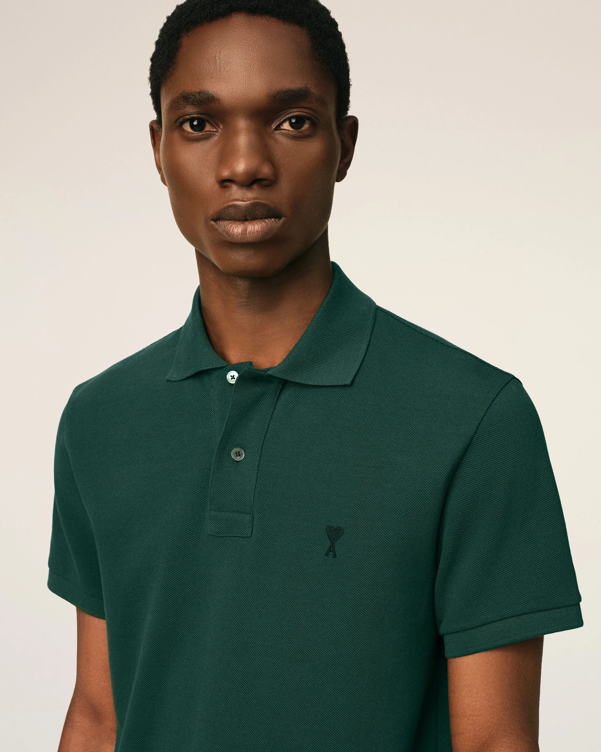 Polo vert en coton Ami de Coeur sold by Ami product image thumbnail 4