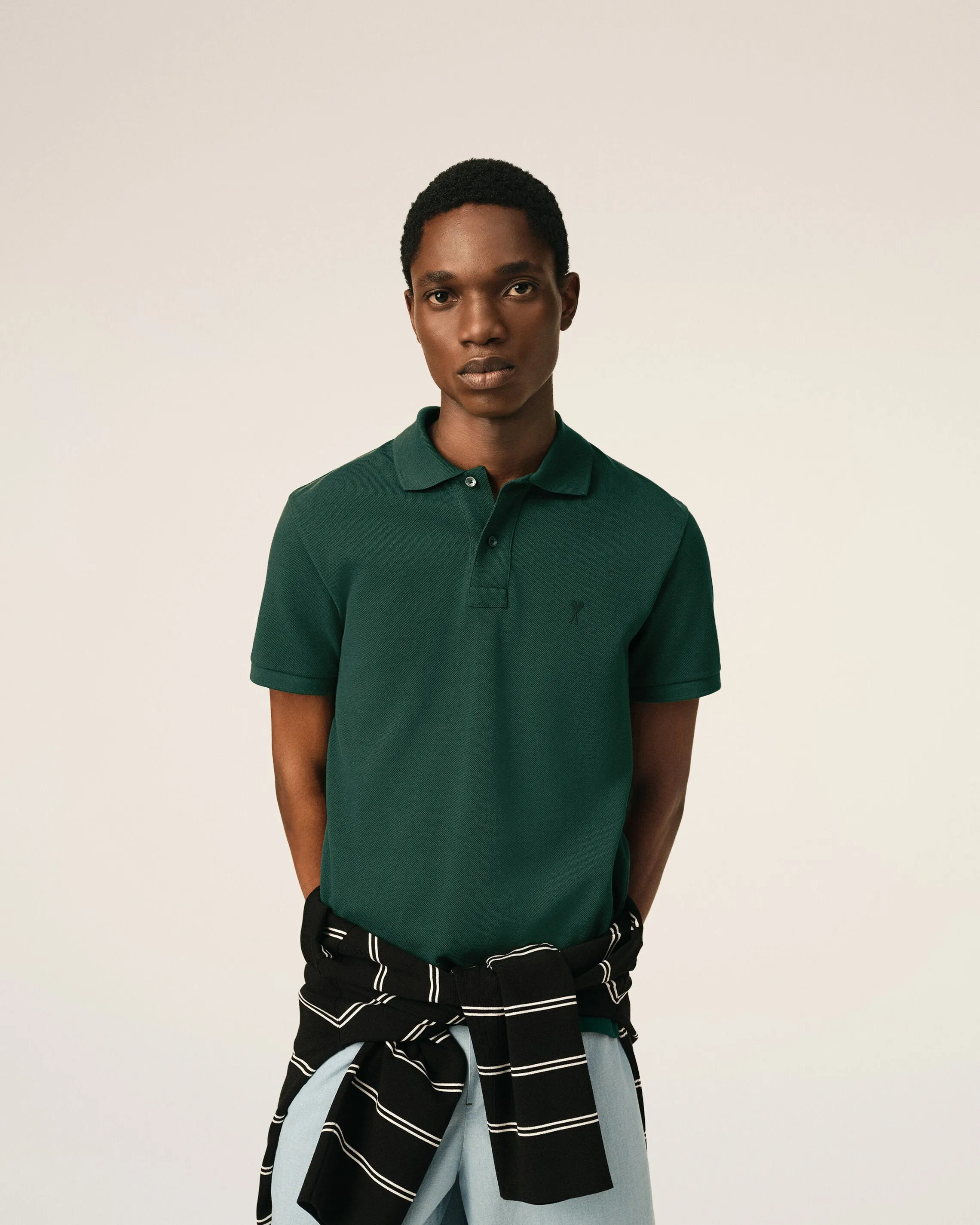 Polo vert en coton Ami de Coeur sold by Ami product image thumbnail 2