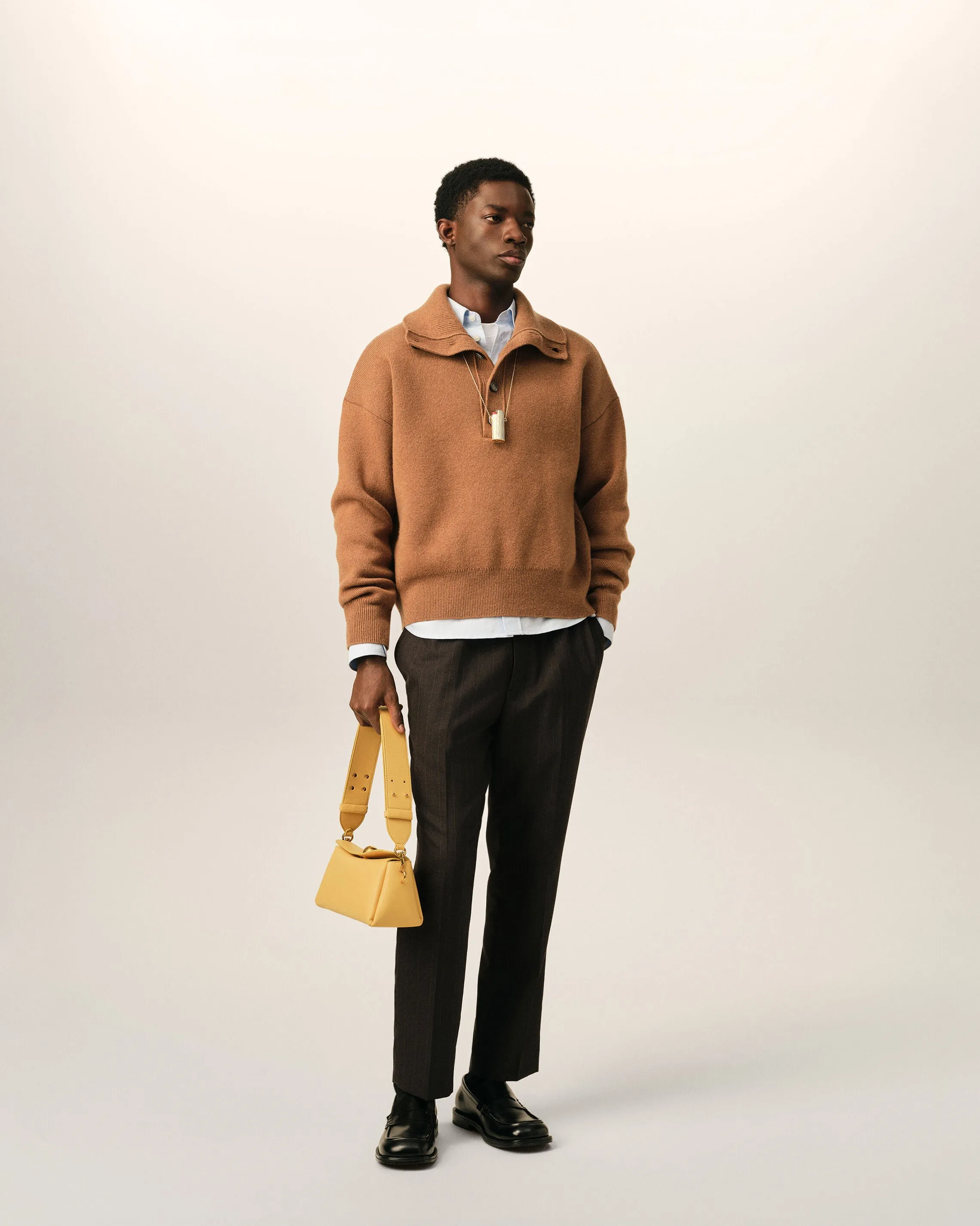 Sac Carrousel jaune en cuir de veau sold by Ami product image thumbnail 2