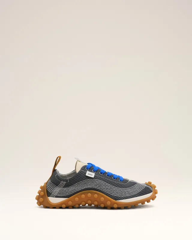 Sneakers Mirage grises en mesh made by Ami
