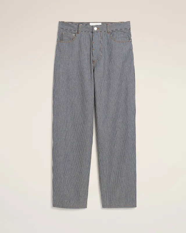 Jean bleu coupe baggy en coton made by Ami