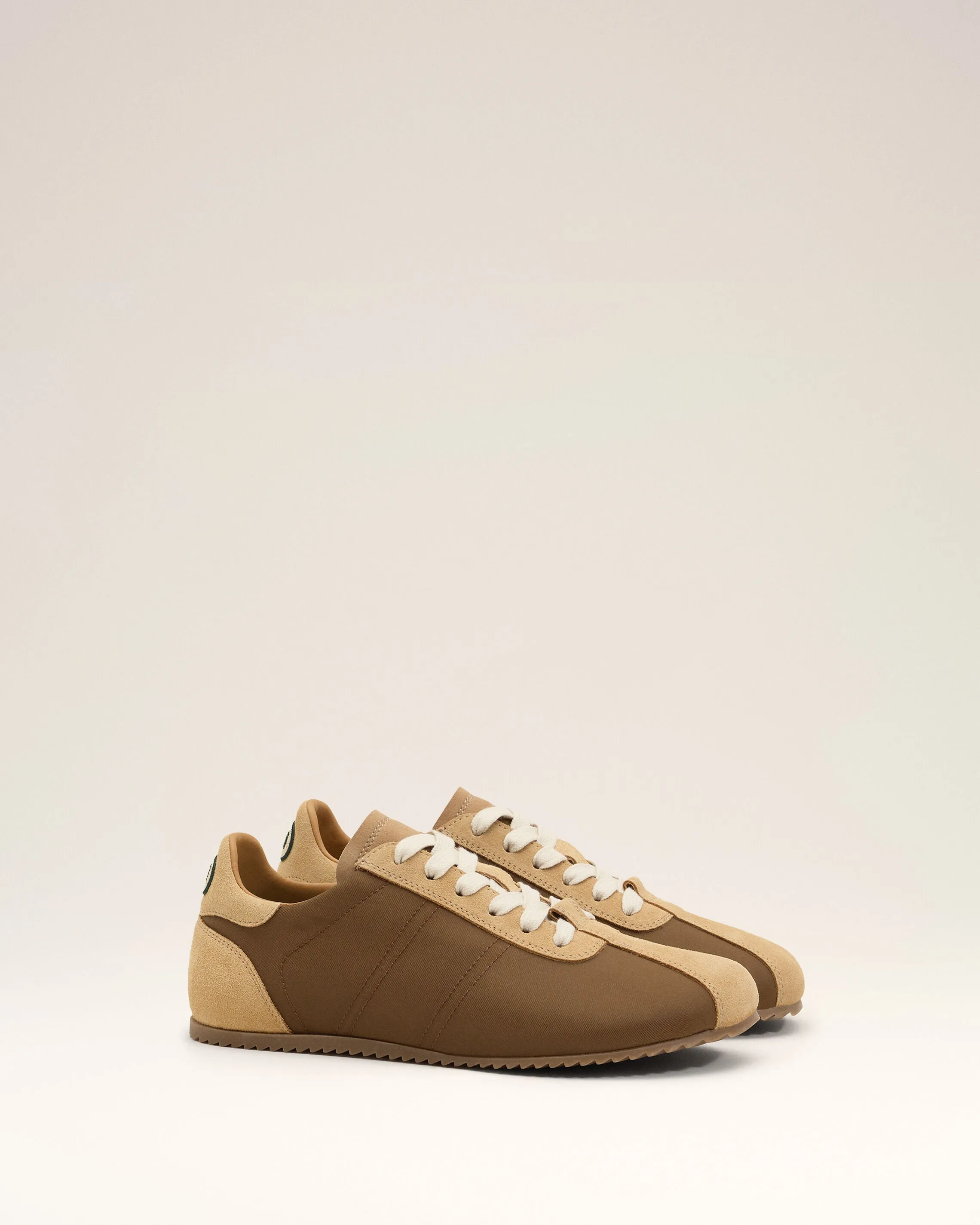 Sneakers Soft marron en nylon sold by Ami product image thumbnail 3