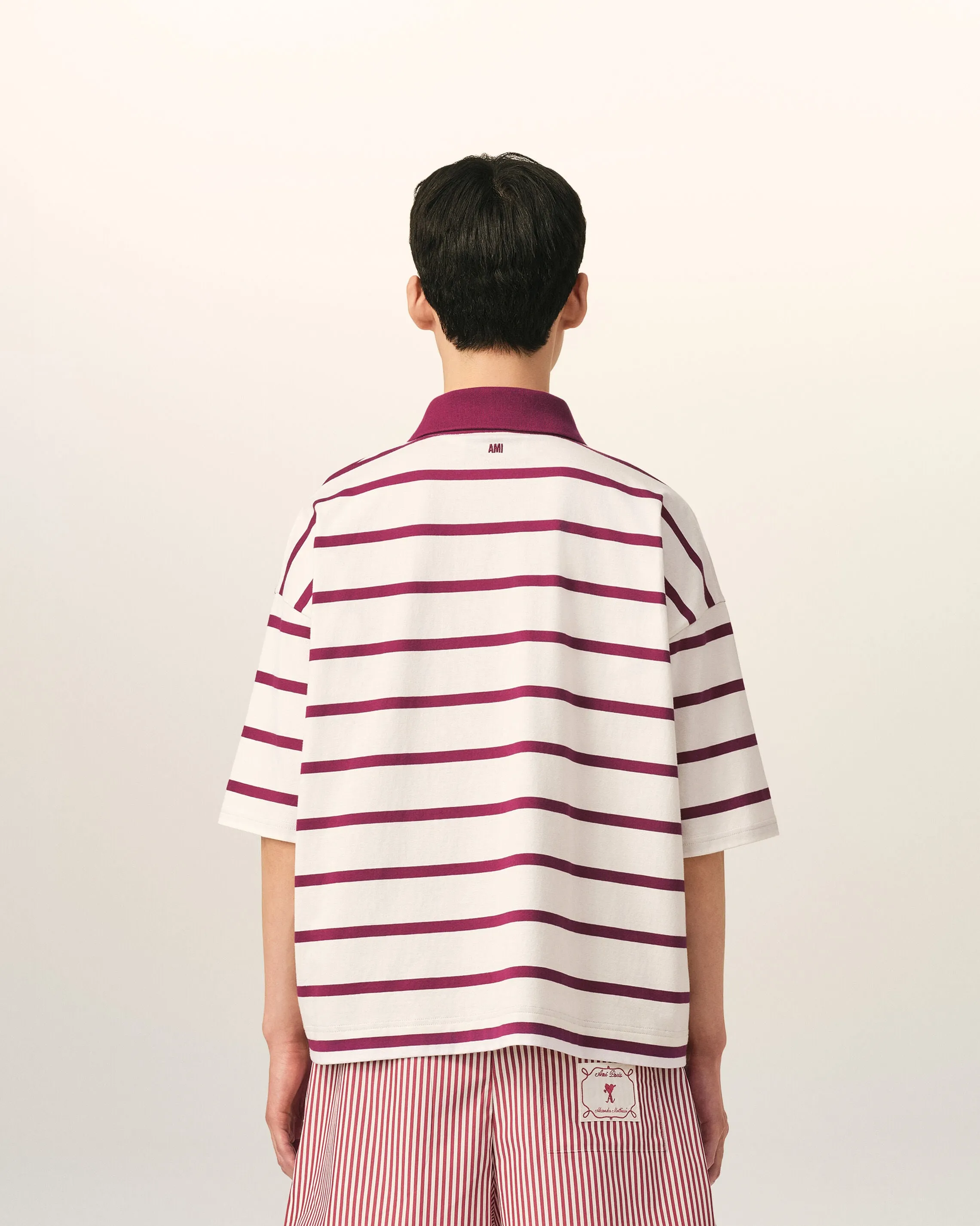 Polo blanc en coton Ami de Coeur flèche sold by Ami product image thumbnail 5