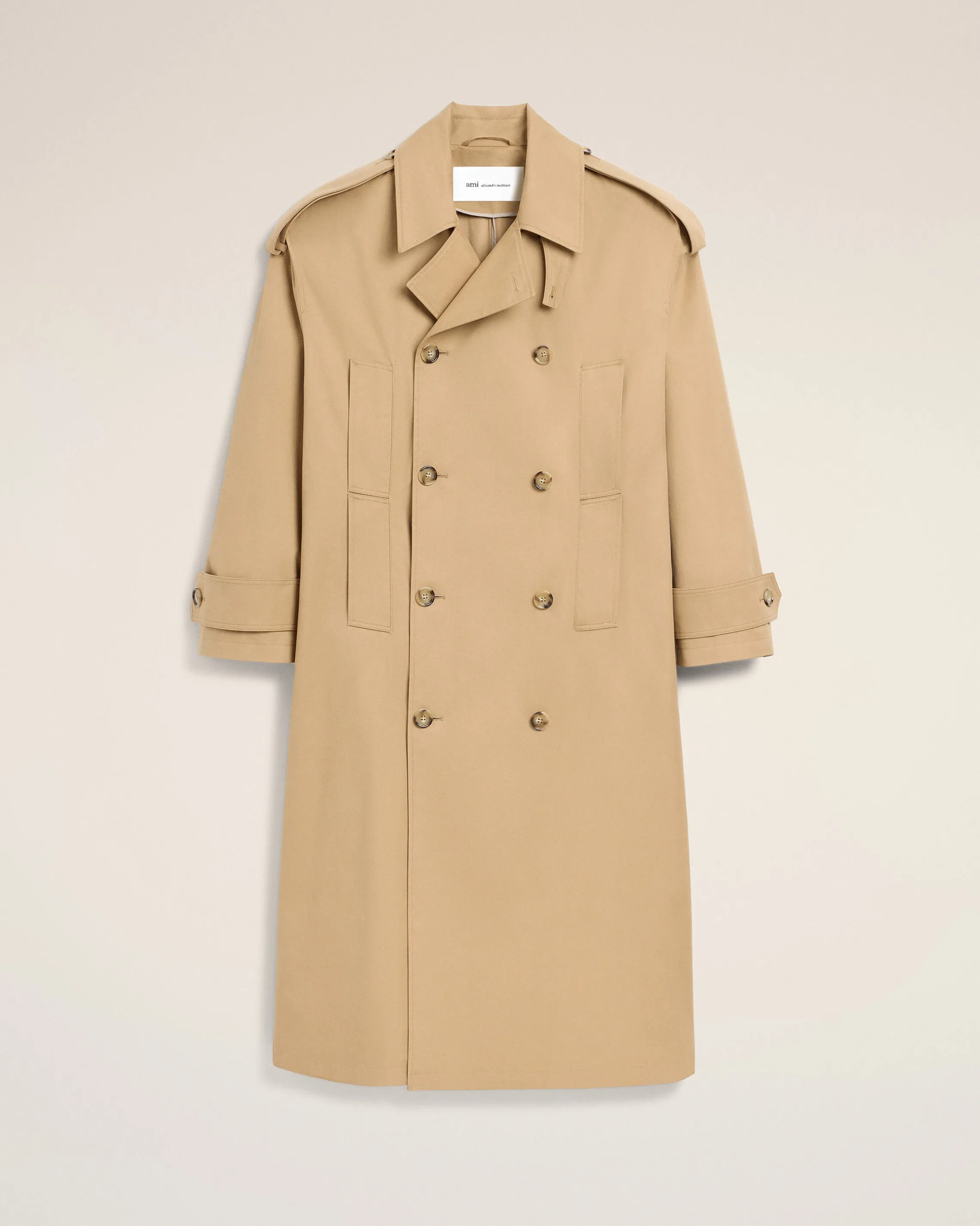 Trench coat beige en coton sold by Ami