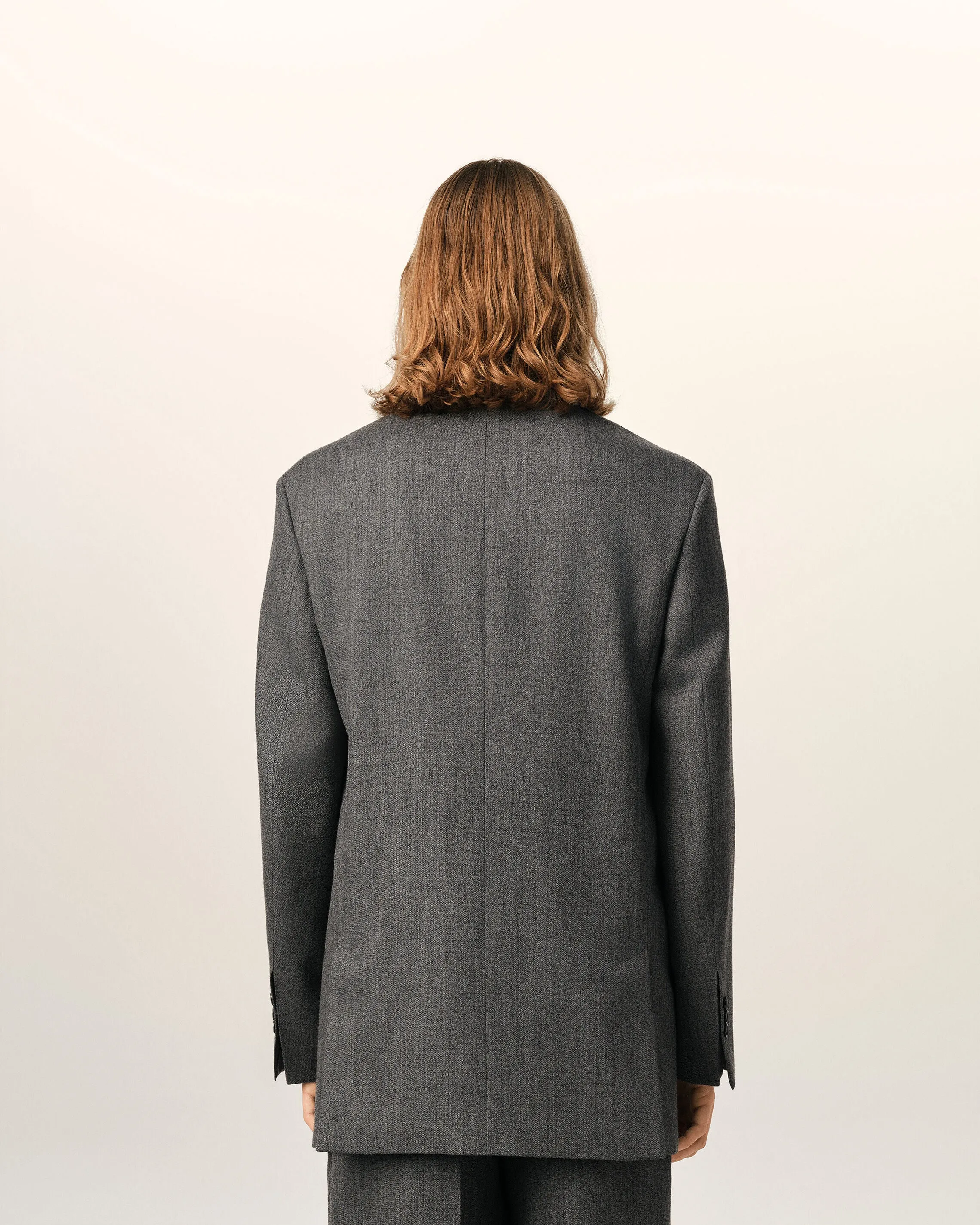Veste grise double boutonnage en laine sold by Ami product image thumbnail 5