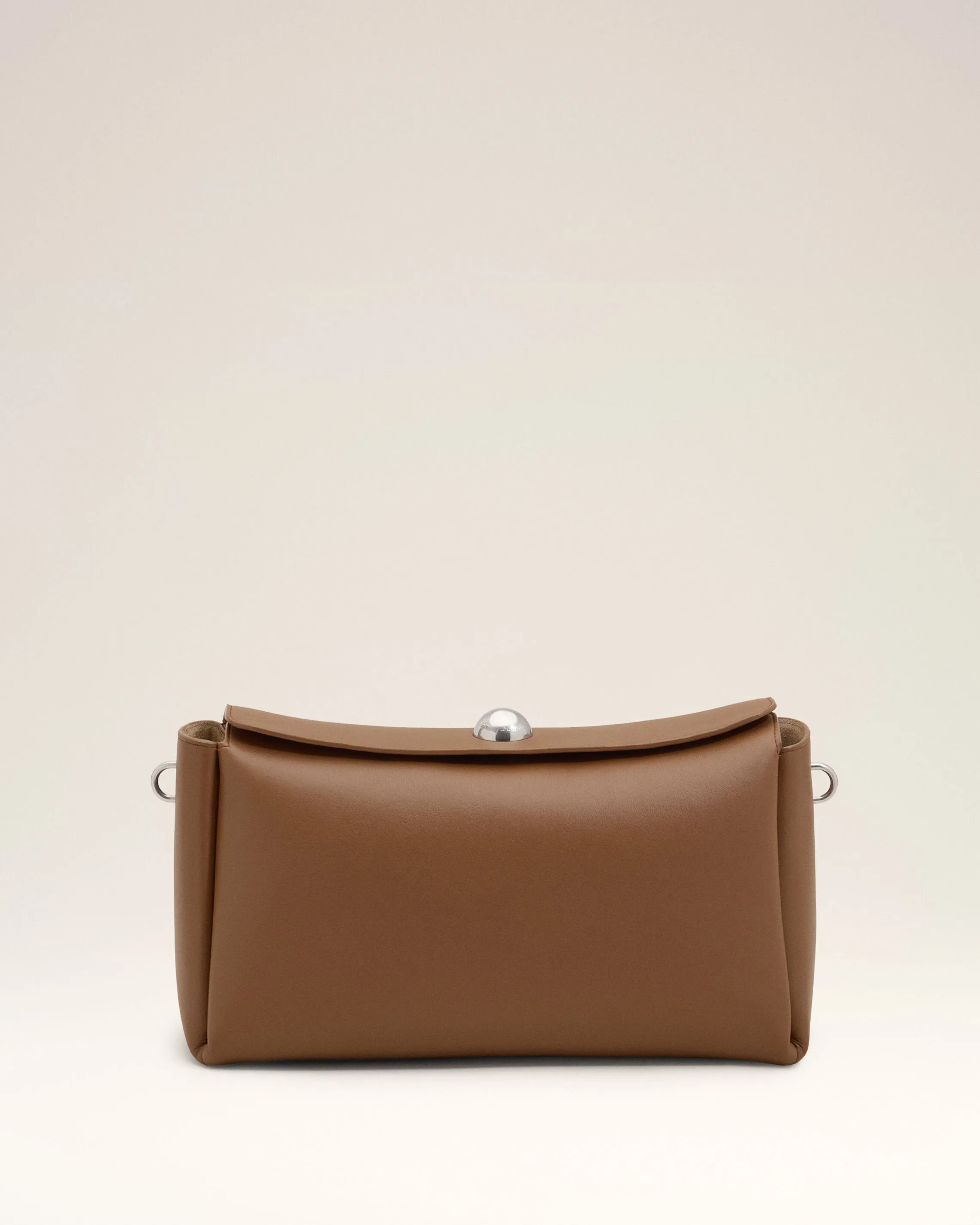 Sac Carrousel moyen marron en cuir de veau sold by Ami product image thumbnail 3