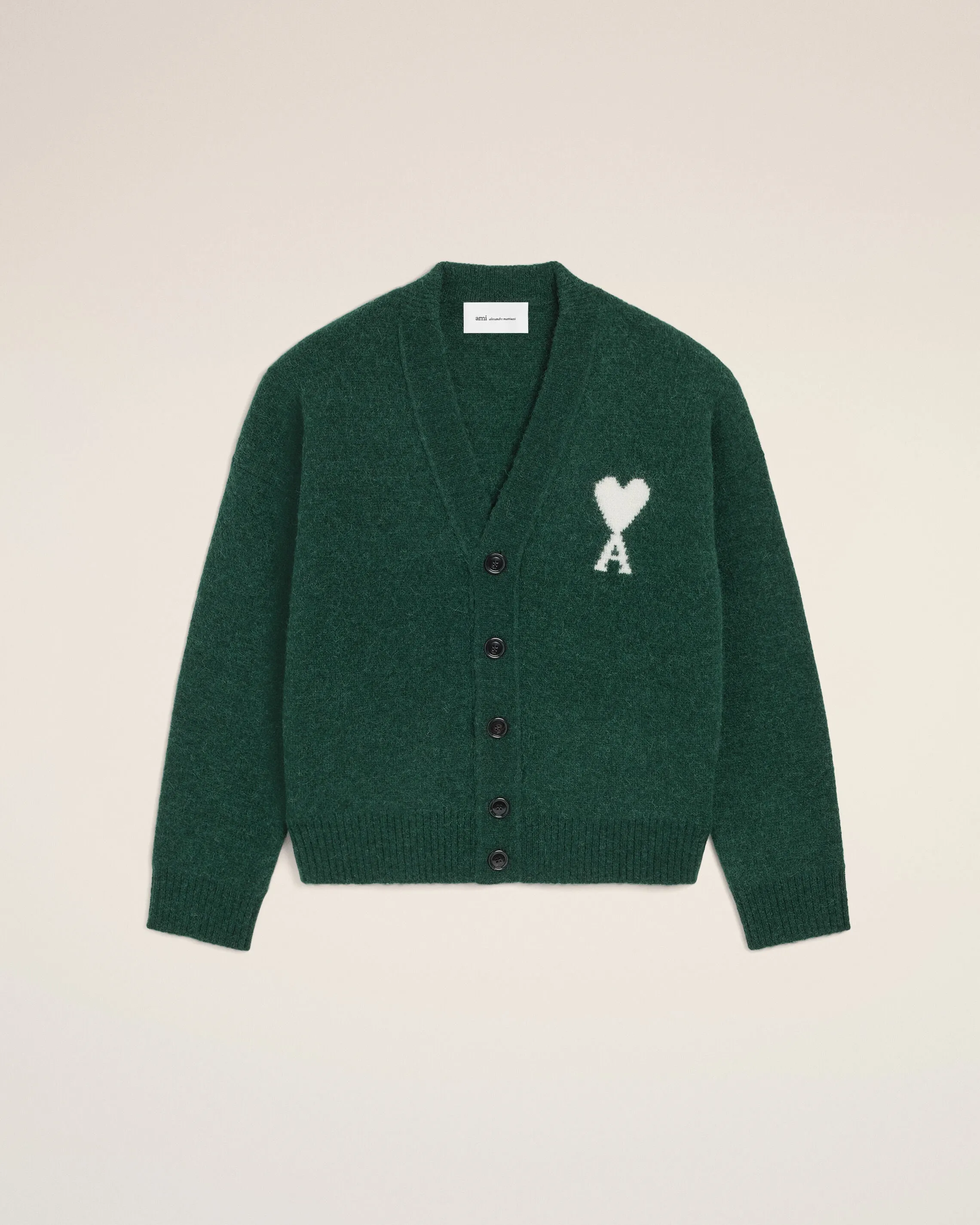 Cardigan vert en alpaga Ami de Coeur sold by Ami