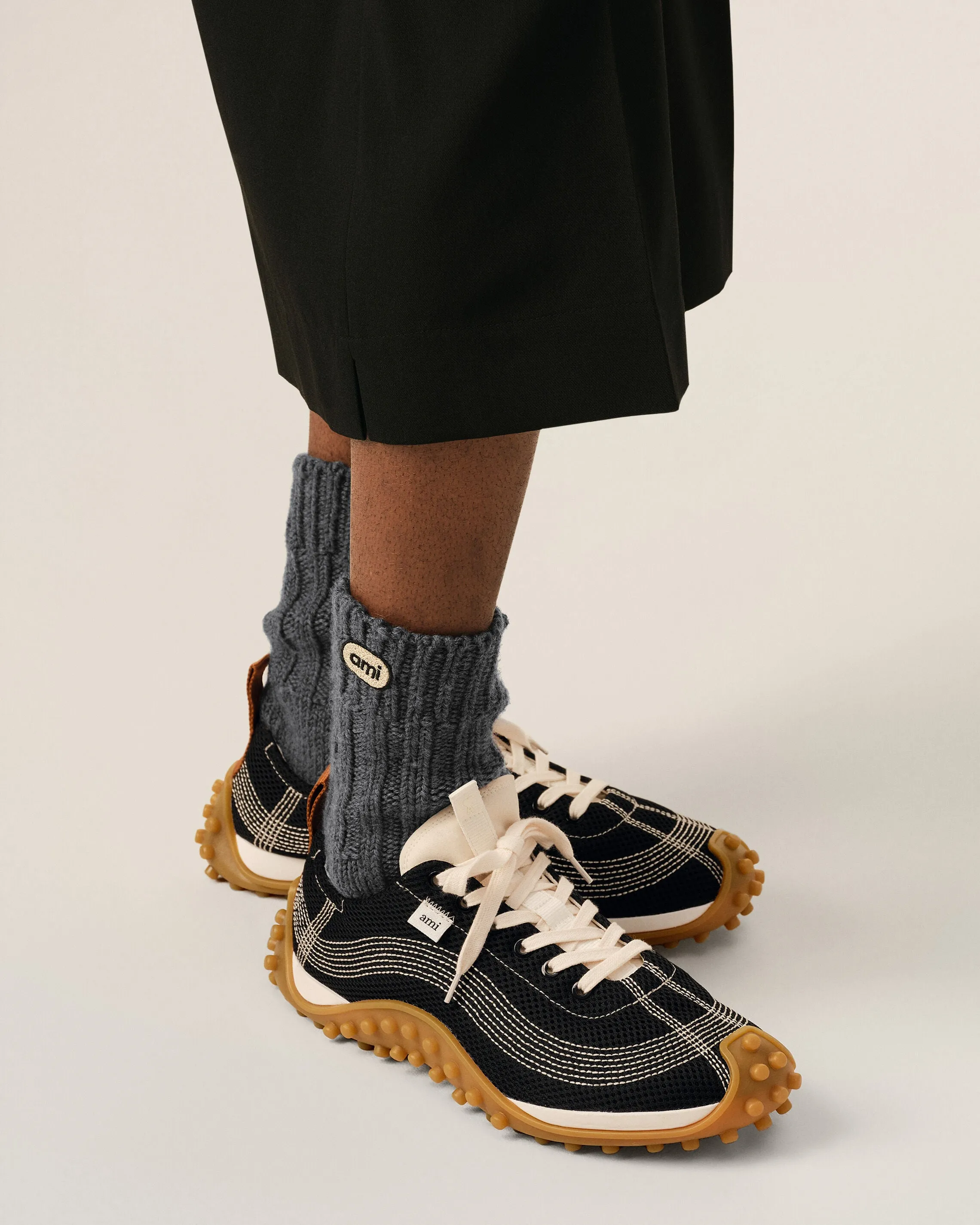 Sneakers Mirage noires en mesh sold by Ami product image thumbnail 2