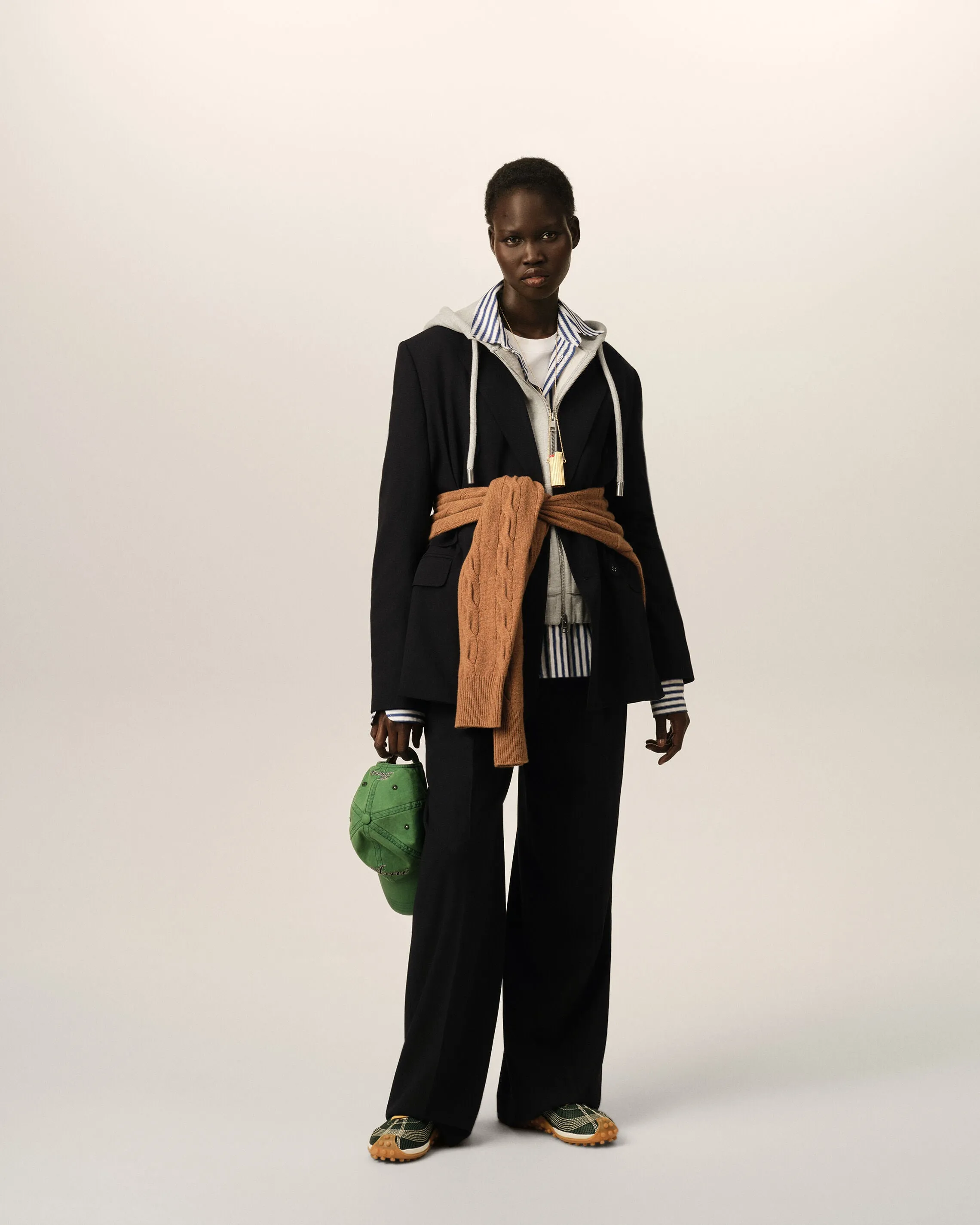 Veste noire double boutonnage en laine sold by Ami product image thumbnail 2