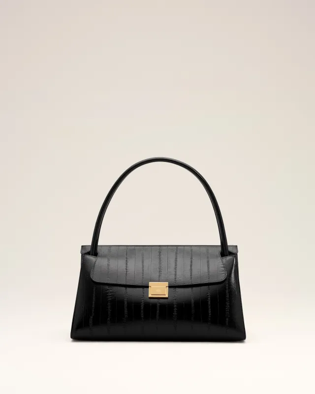 Sac Mimi noir en cuir de veau made by Ami