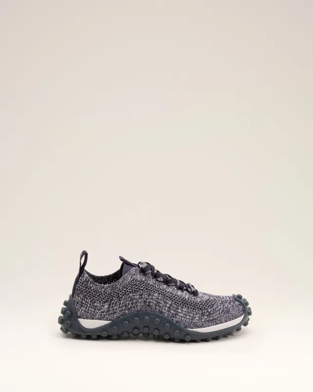 Sneakers Mirage grises en maille made by Ami