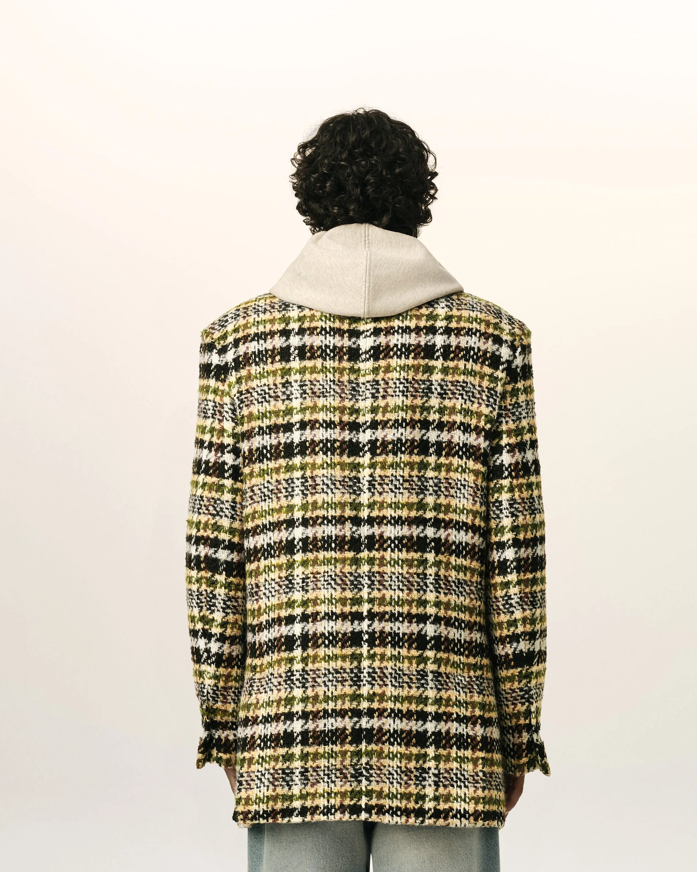 Veste simple boutonnage multicolore en tweed sold by Ami product image thumbnail 5