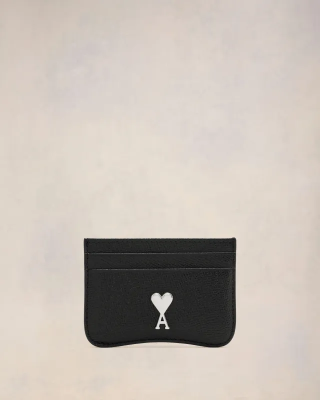 Porte-Cartes Noir Paris Paris En Cuir sold by Ami