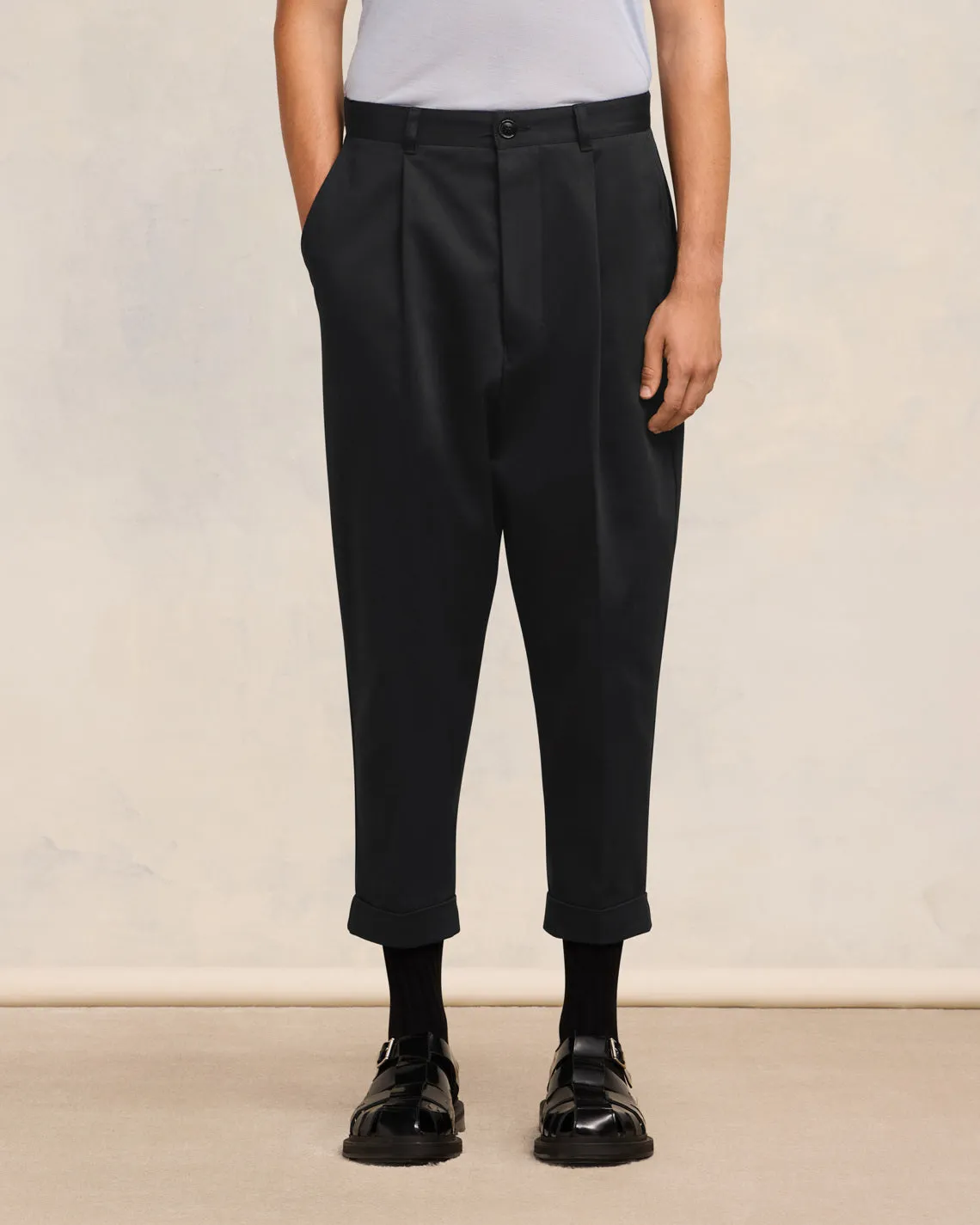 Pantalon Carotte Oversize sold by Ami product image thumbnail 3