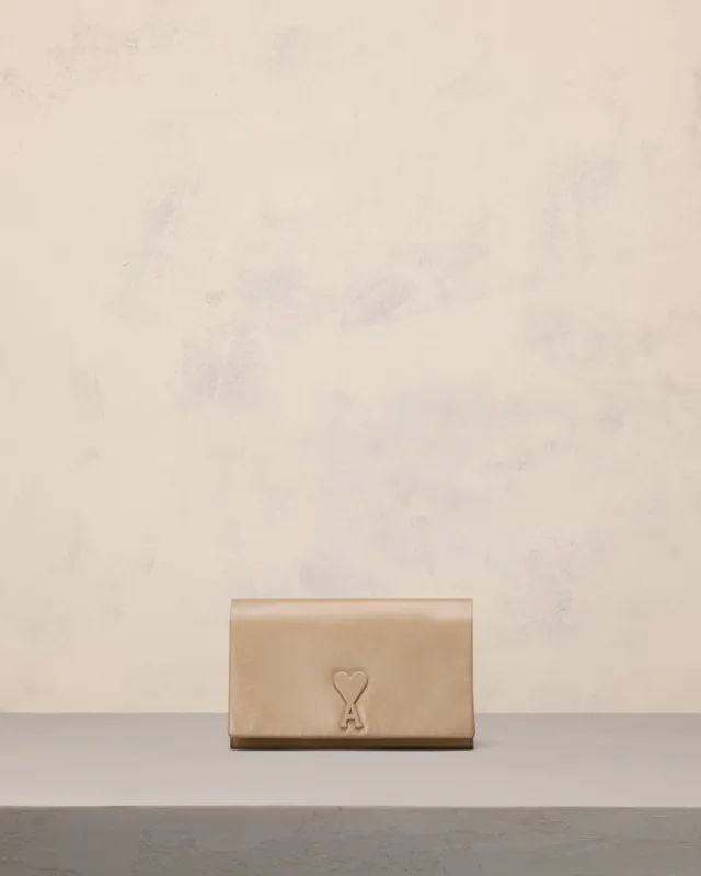 Portefeuille Noir Bandoulière Voulez-Vous En Cuir sold by Ami