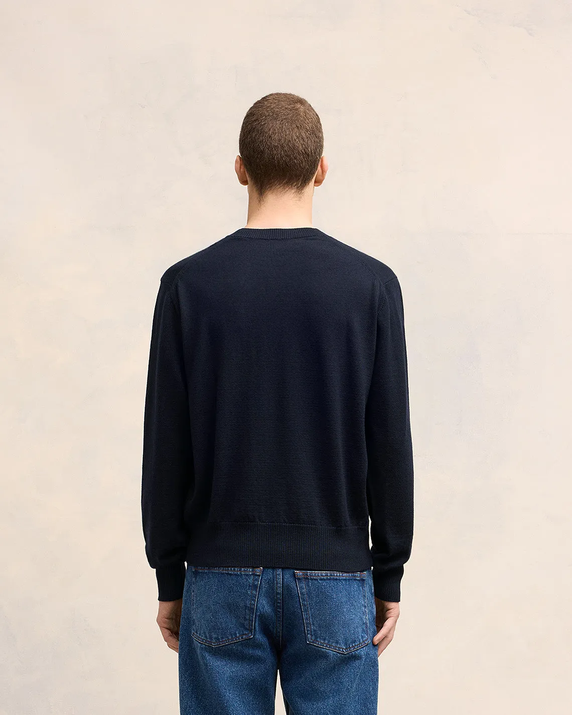 Pull Col Rond Broderie Ami de Coeur sold by Ami product image thumbnail 5