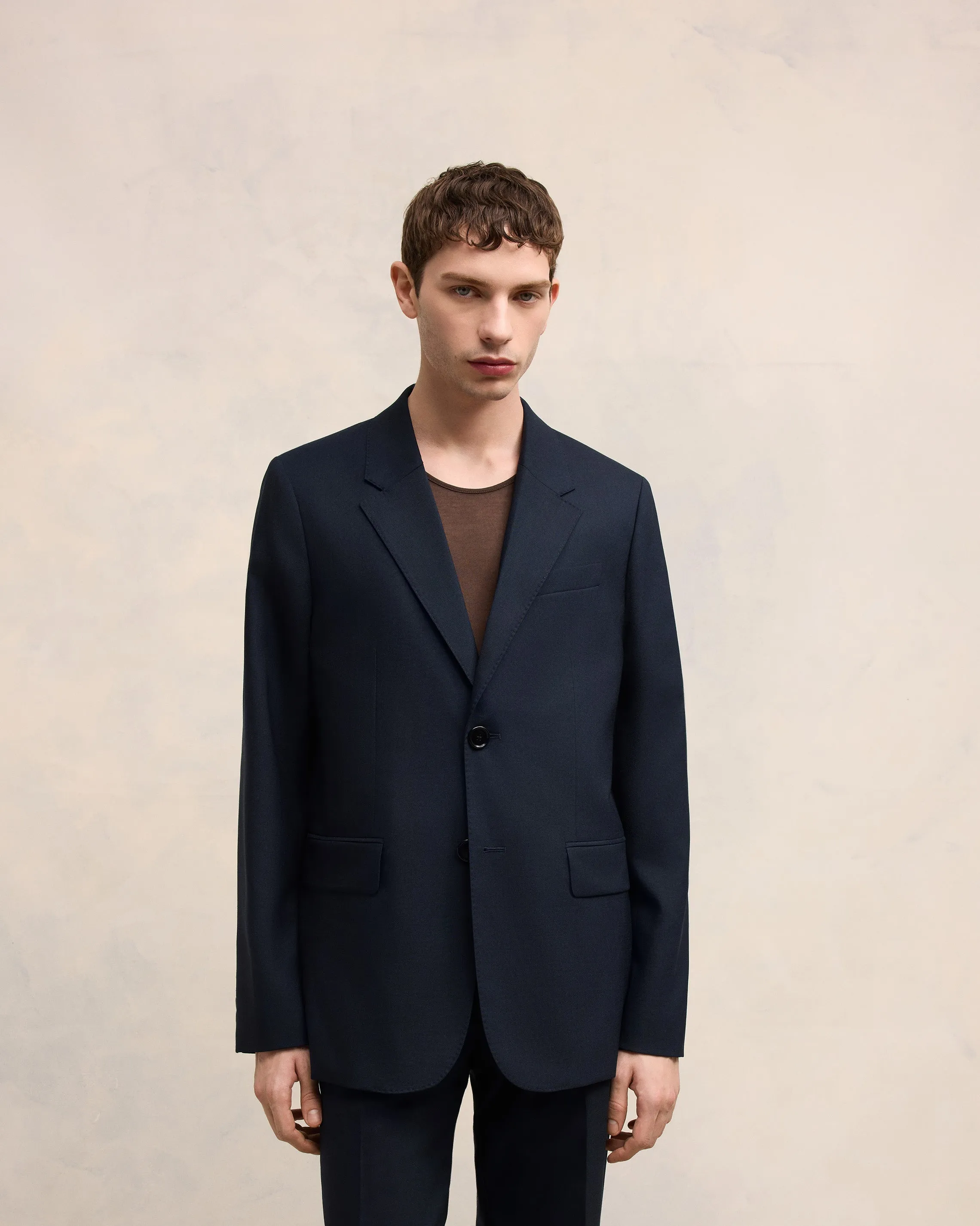 Veste Bleue Deux Boutons En Laine sold by Ami product image thumbnail 3