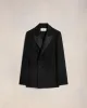 Veste Noire Croisée En Laine sold by Ami