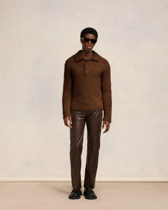 Polo En Alpaga Mohair Brossé sold by Ami