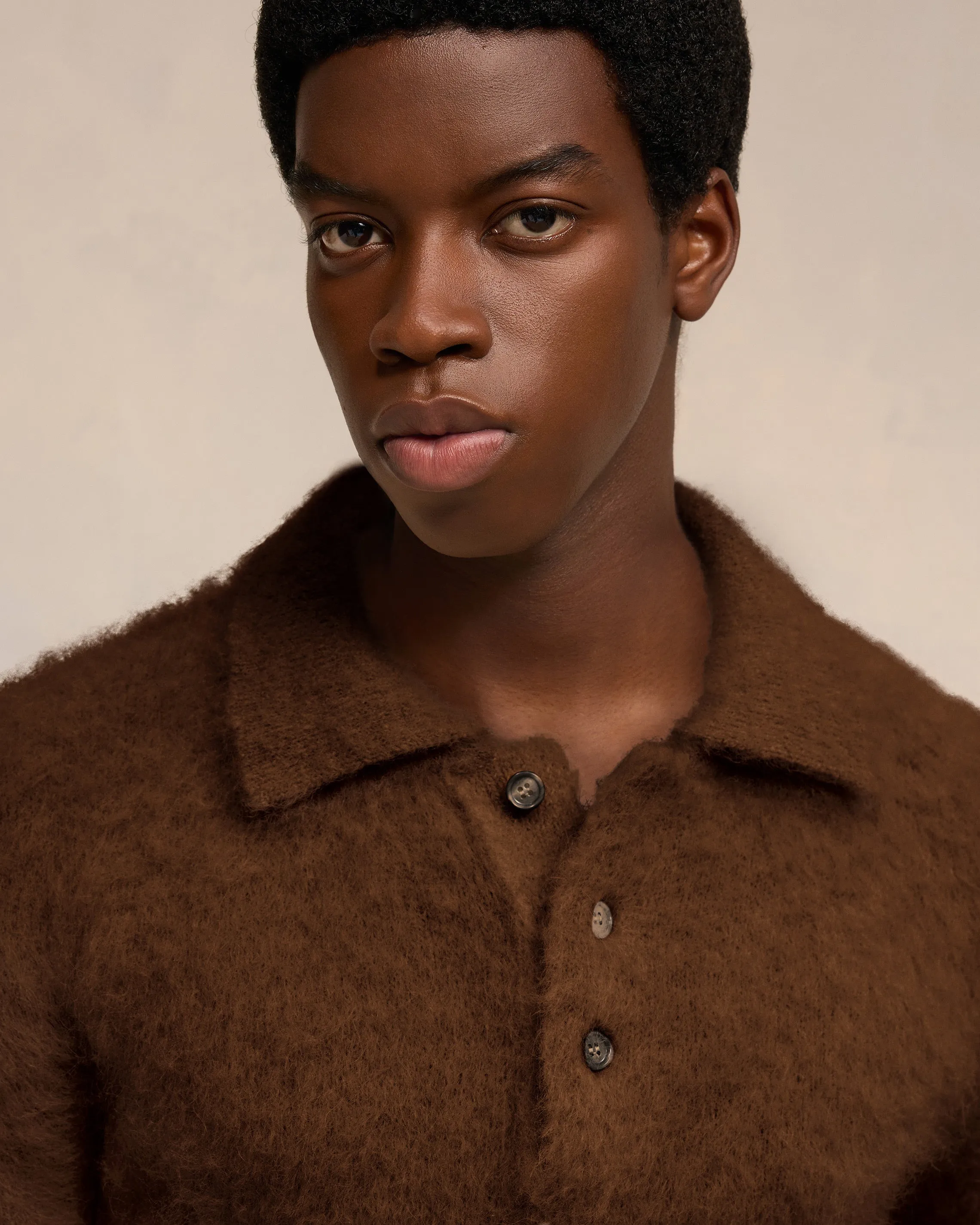 Polo En Alpaga Mohair Brossé sold by Ami product image thumbnail 4