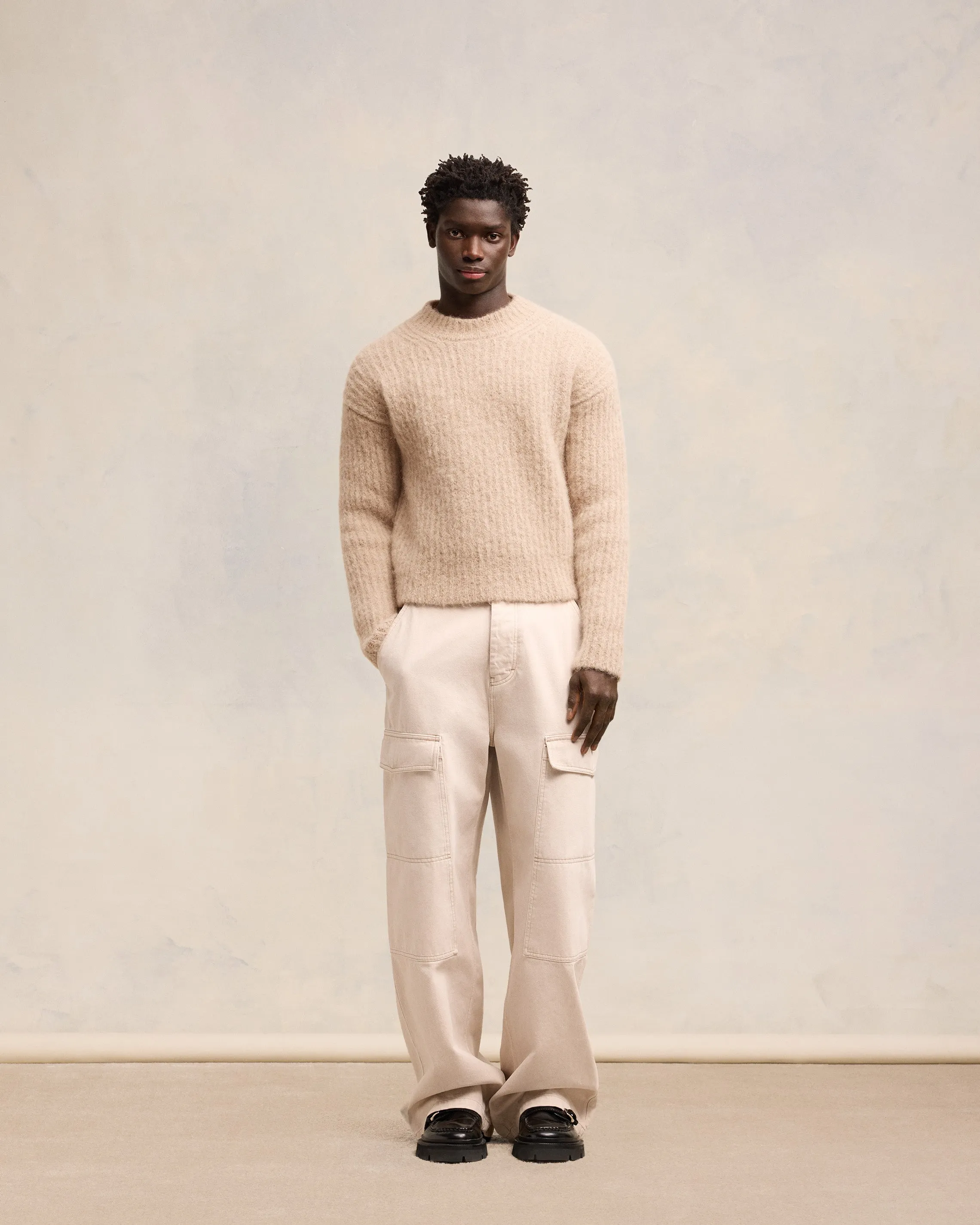 Pull A Côtes En Alpaga Mohair sold by Ami