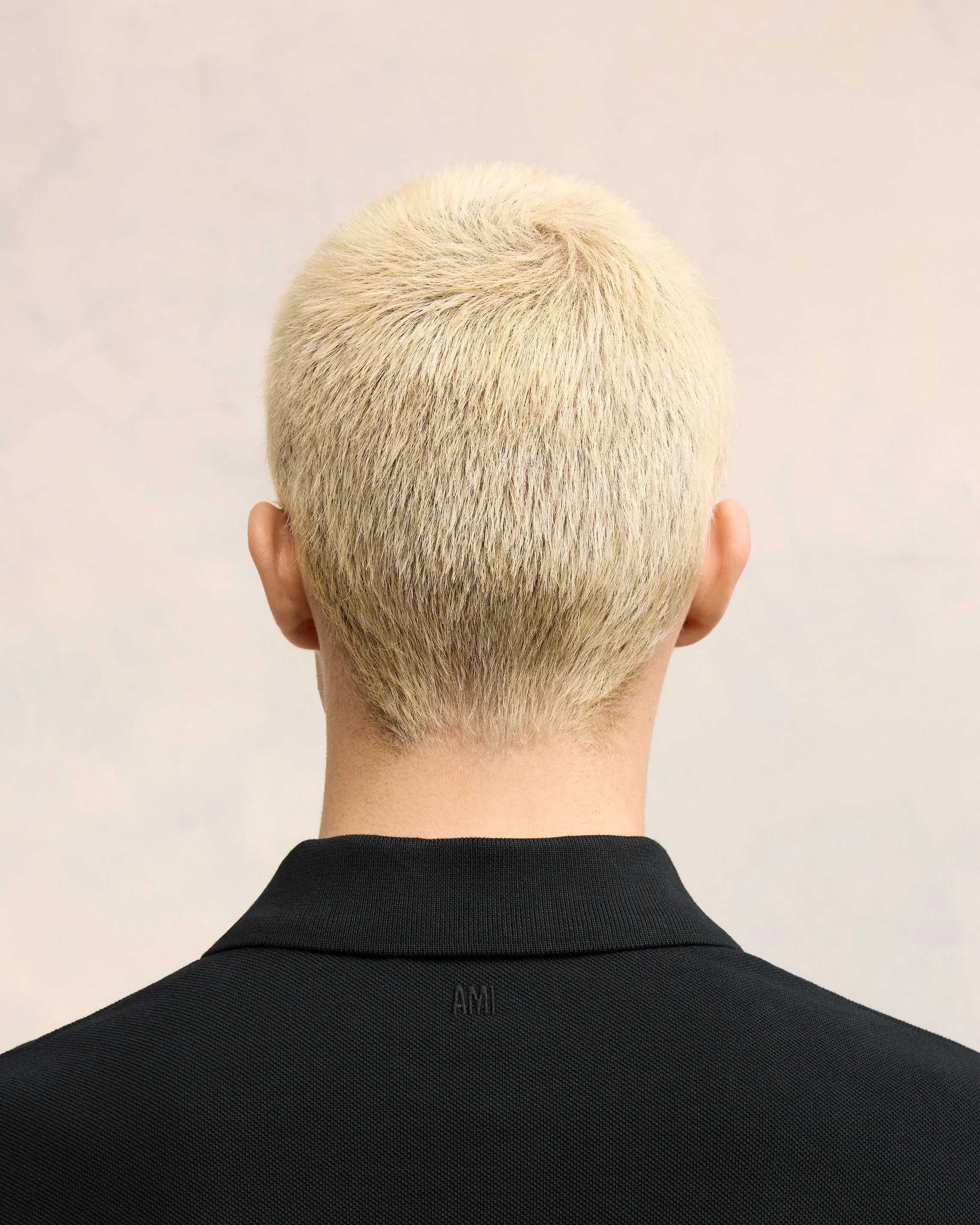 Polo noir en coton Ami de Coeur sold by Ami product image thumbnail 4