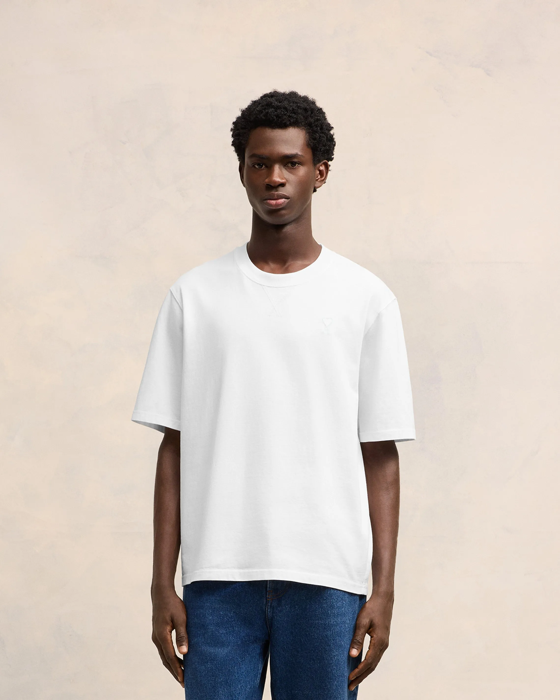 T-shirt Blanc Ami de Coeur En Coton sold by Ami