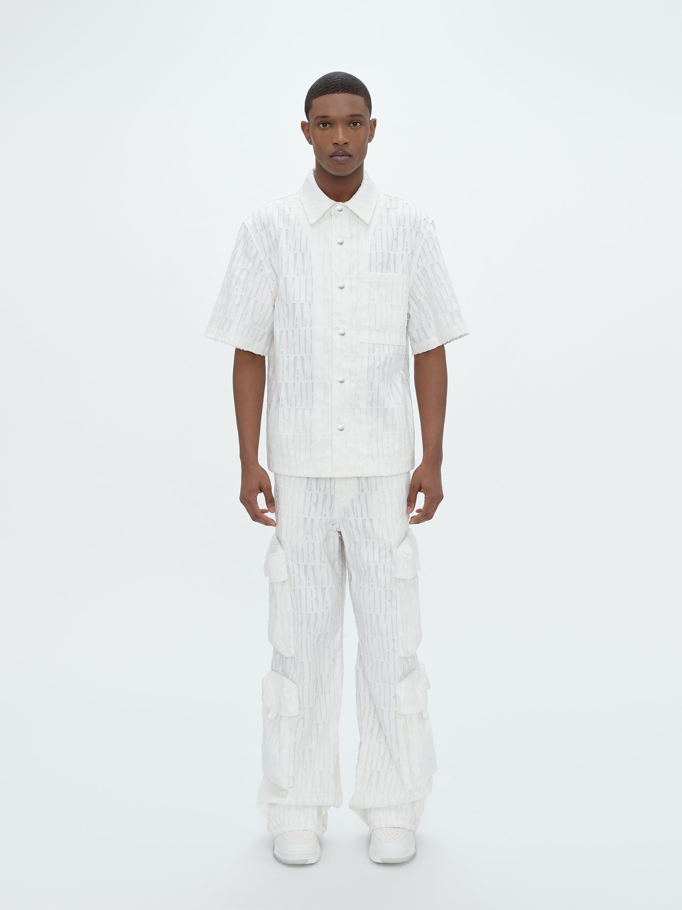 AMIRI BURNOUT BOWLING SHIRT - WHITE sold by AMIRI product image thumbnail 2
