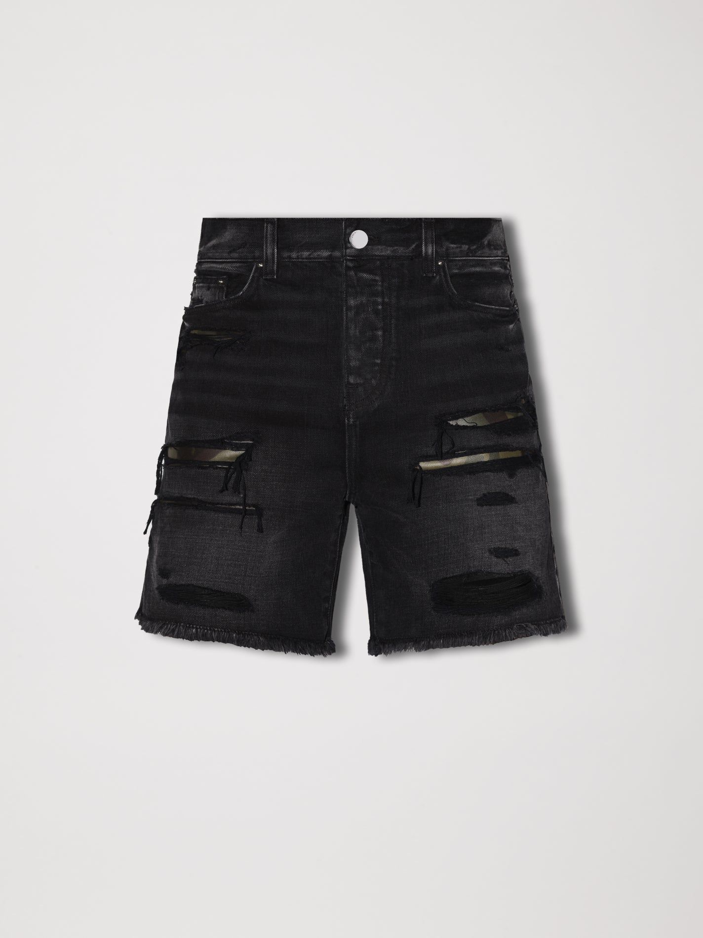 CAMO PATCH SHORT - AGED BLACK sold by AMIRI