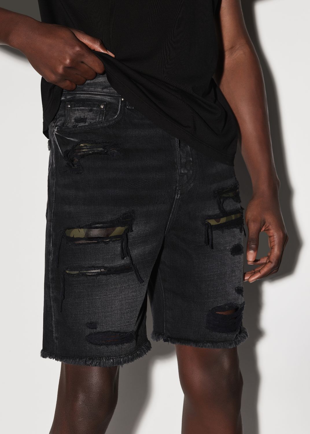 CAMO PATCH SHORT - AGED BLACK sold by AMIRI product image thumbnail 5