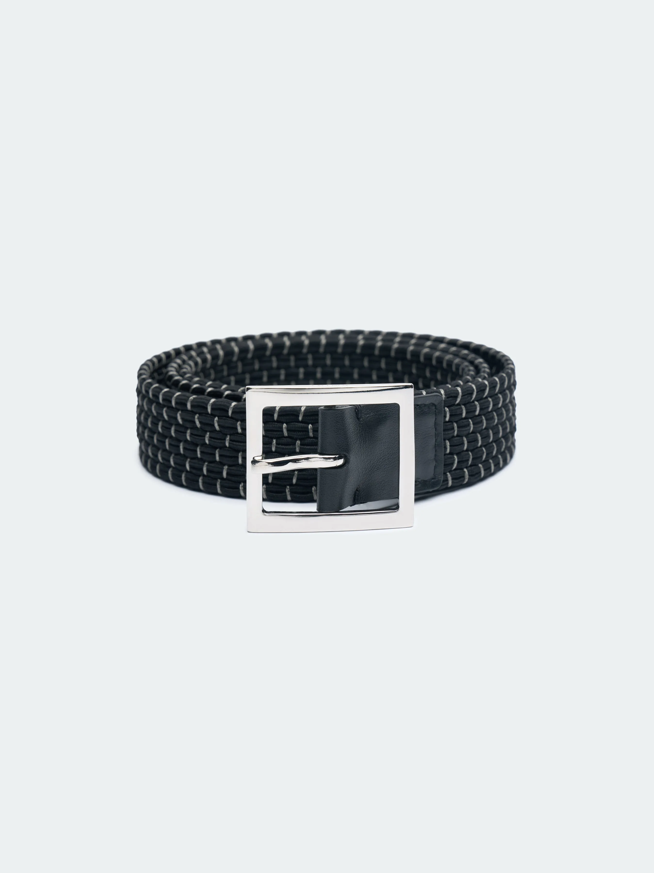 BRAIDED SKATER BELT - Black sold by AMIRI