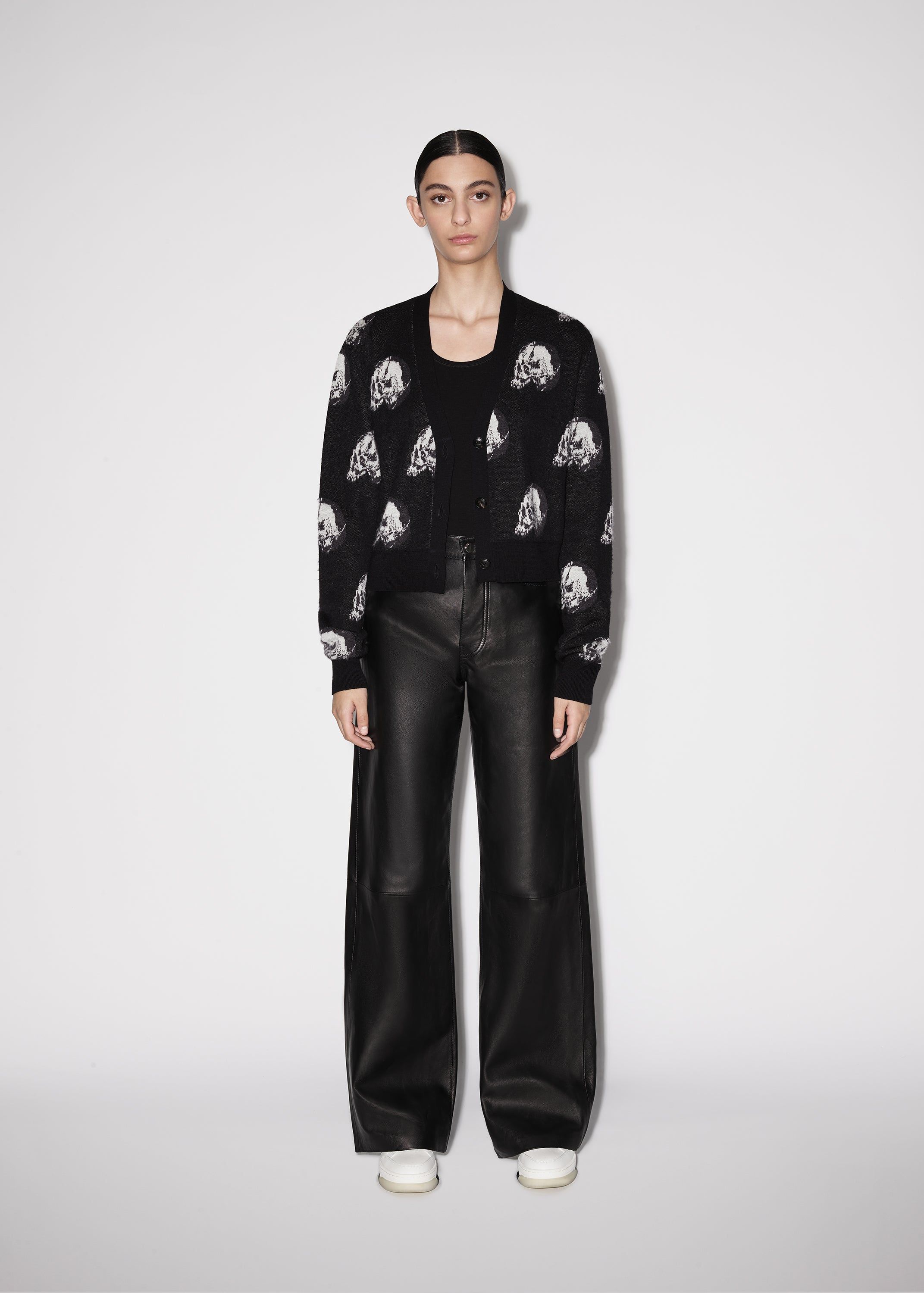 WOMEN - WES LANG REPEAT SKULL CARDIGAN sold by AMIRI product image thumbnail 3