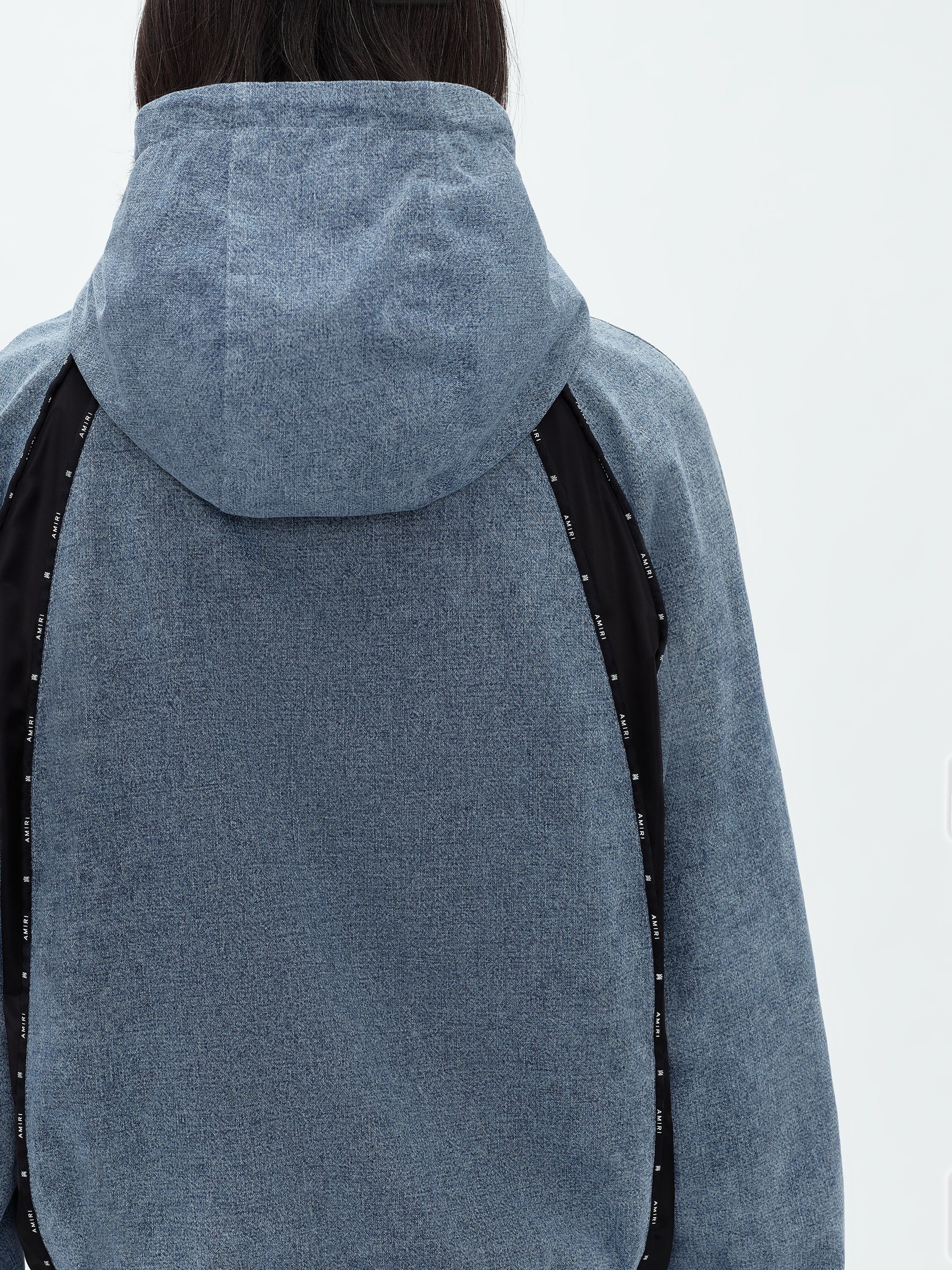 SATIN/DENIM TRACK JACKET - LIGHT INDIGO sold by AMIRI product image thumbnail 6