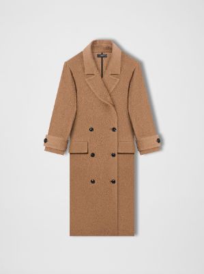 WOMEN - DOUBLE BREASTED COAT - DARK KHAKI sold by AMIRI