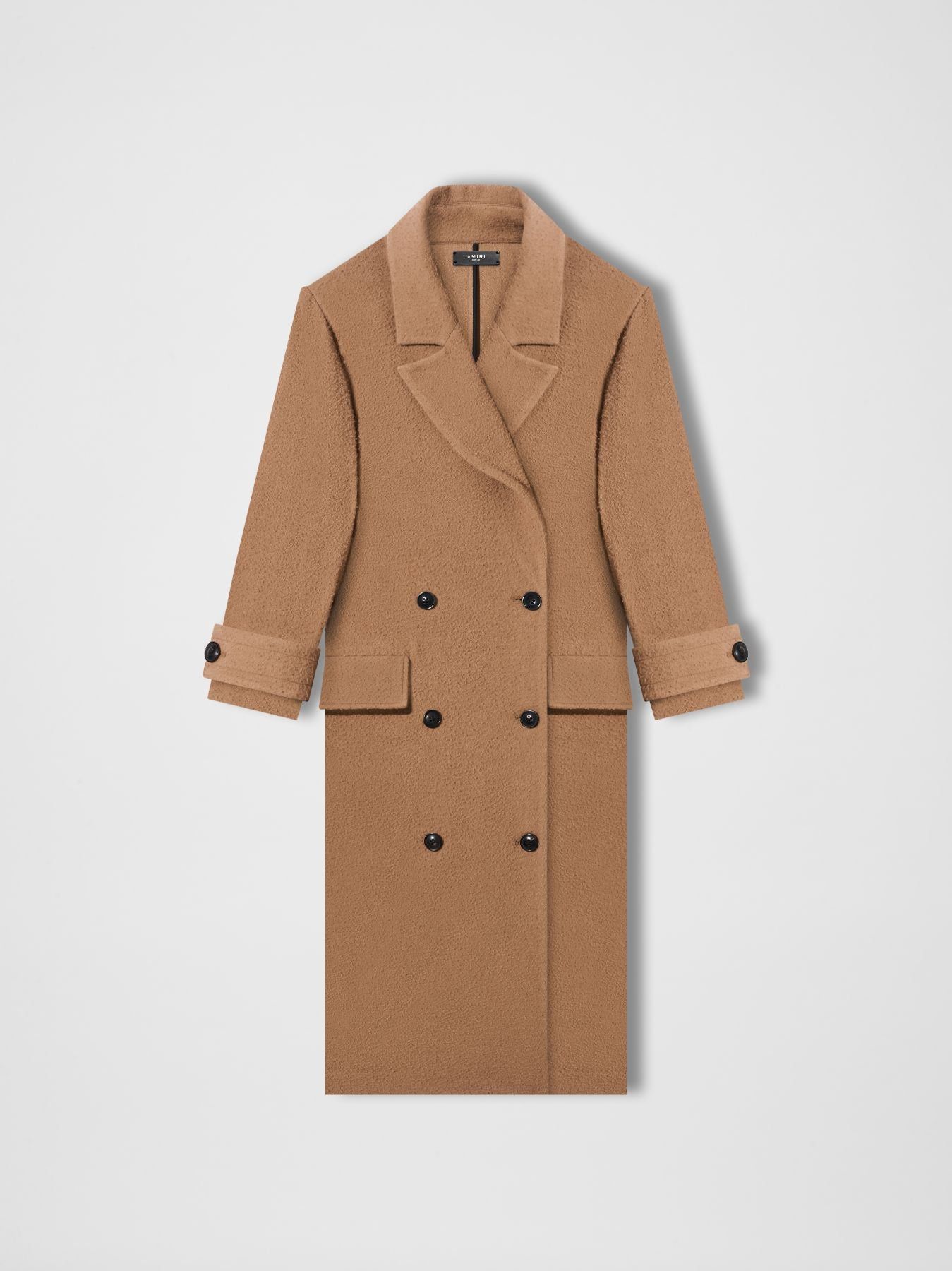 WOMEN - DOUBLE BREASTED COAT - DARK KHAKI sold by AMIRI