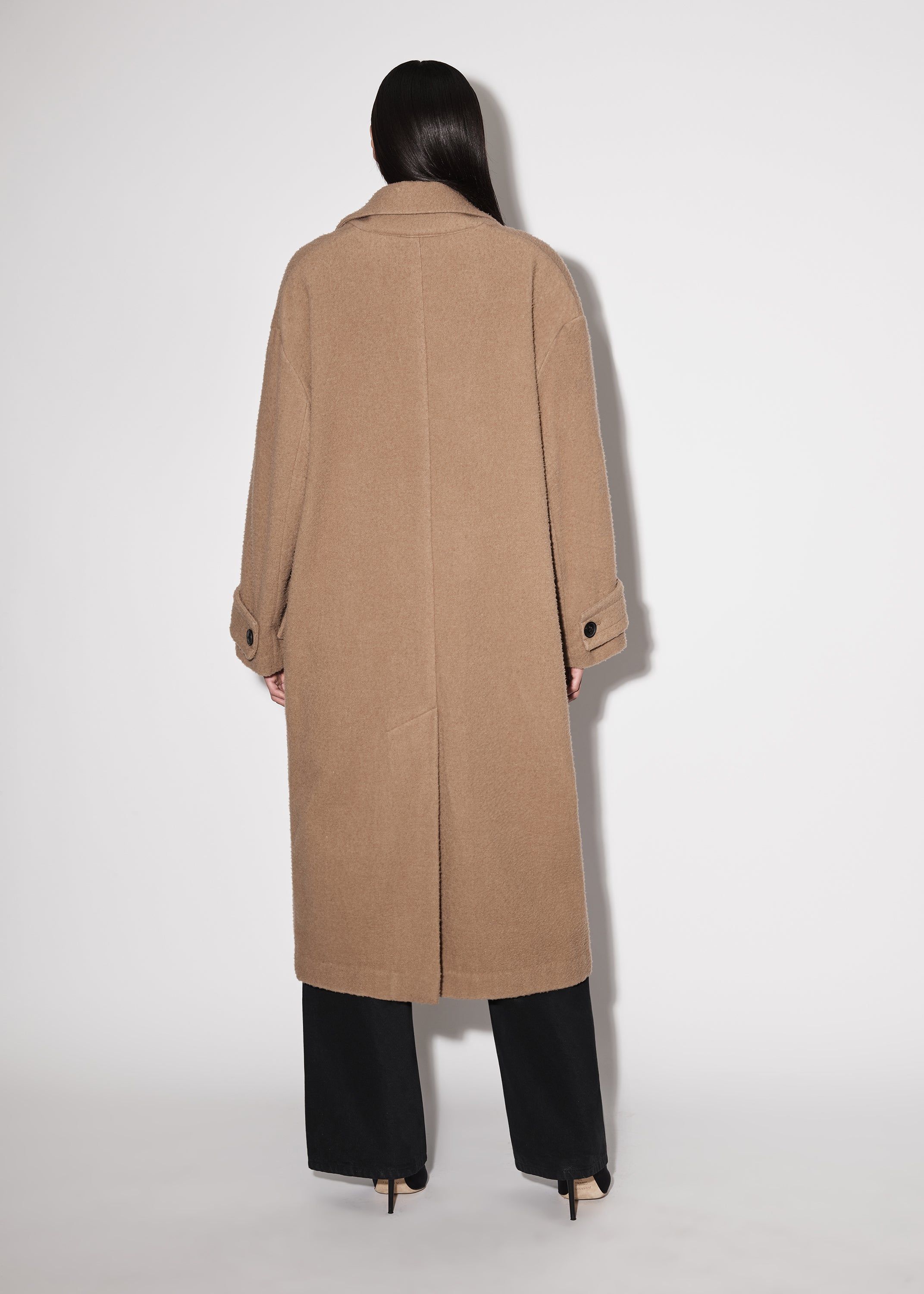 WOMEN - DOUBLE BREASTED COAT - DARK KHAKI sold by AMIRI product image thumbnail 5