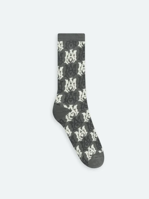 WAVY MA SOCK - BLACK sold by AMIRI